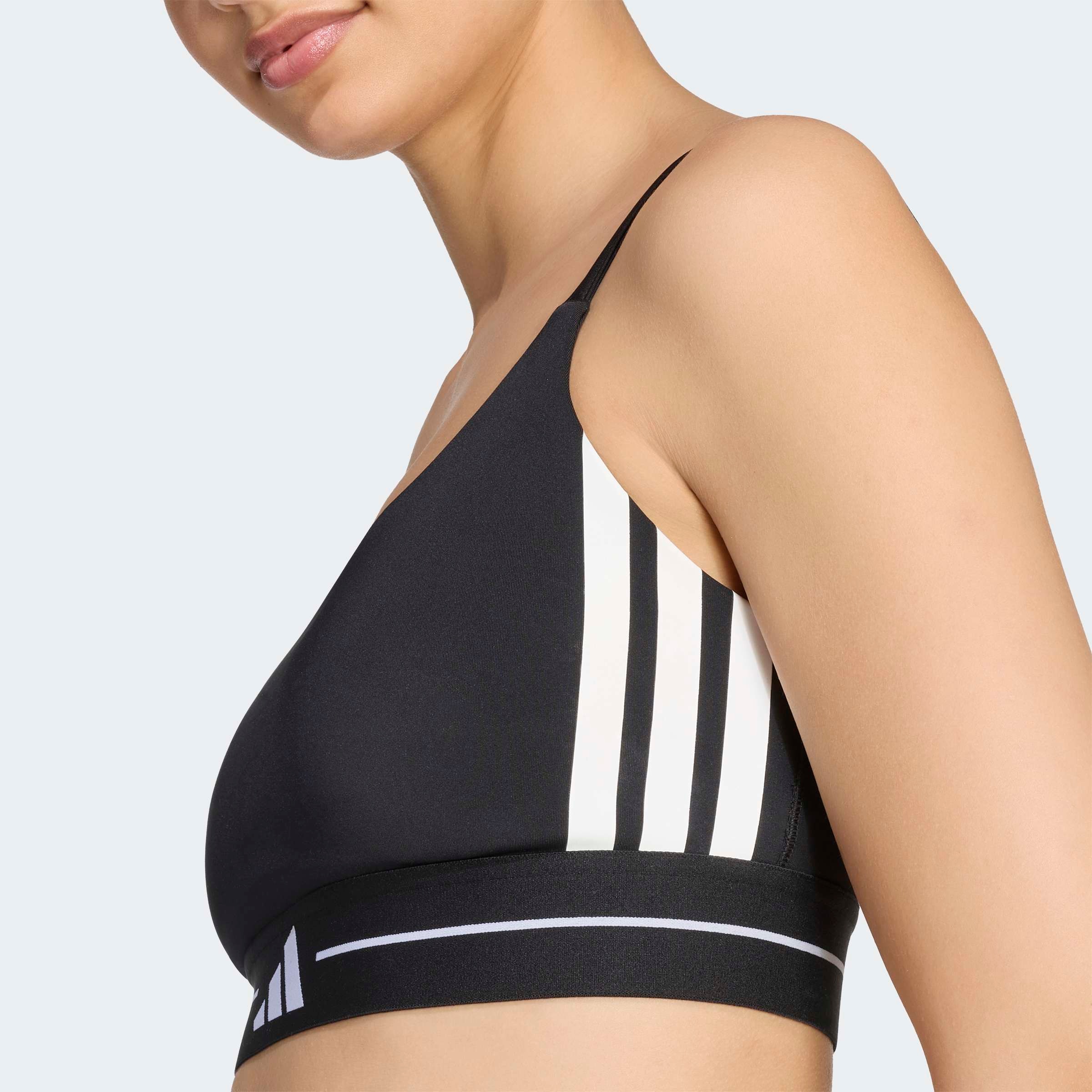 adidas Performance Sport-BH »HYPERGLAM 3-STREIFEN SPORT-BH, LEICHTER HALT, GEPOLSTERT«