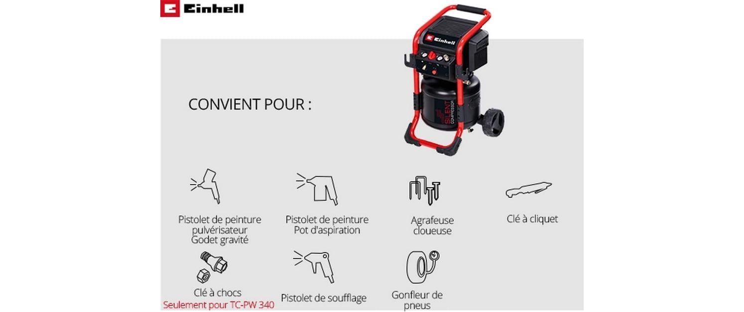 Einhell Kompressor »TE-AC 240/24 Silent«