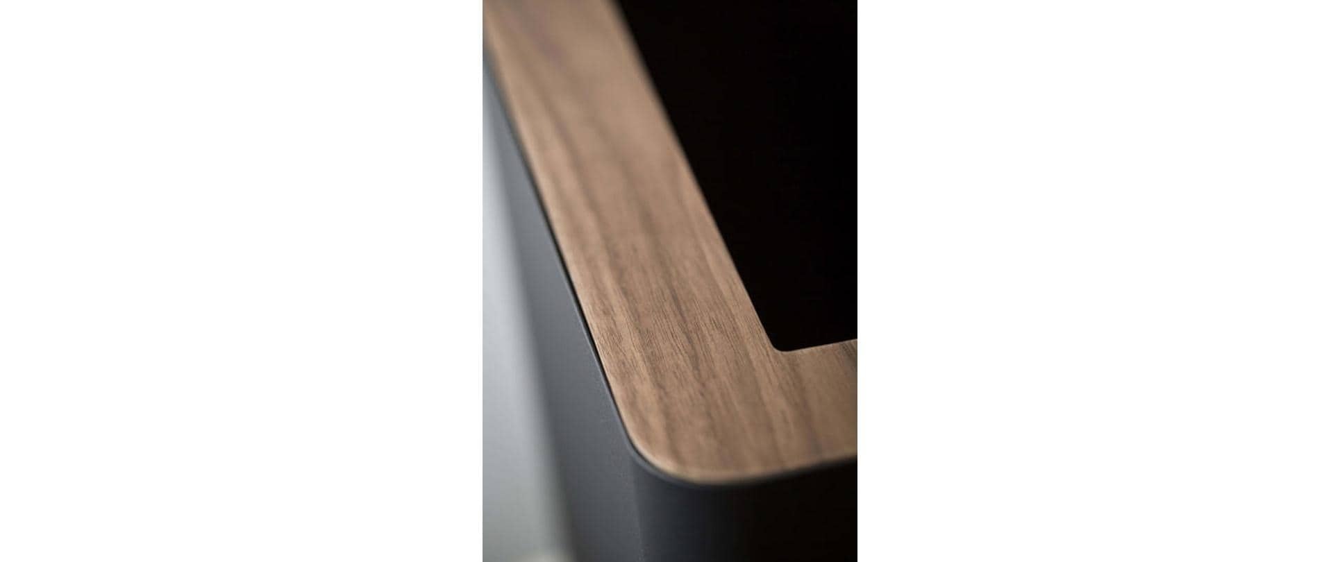 Yamazaki Mülleimer »RIN 10 l« Holzart: Eiche (USA)