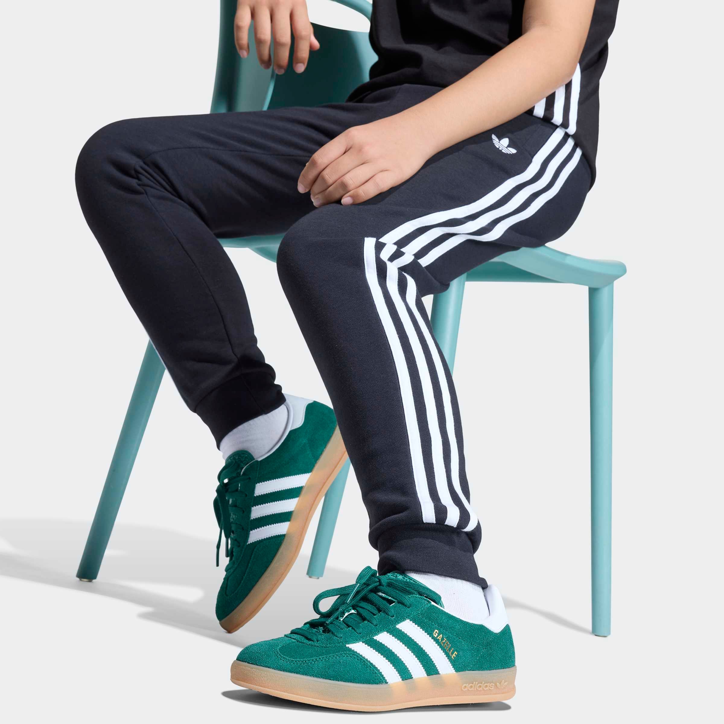 adidas Originals Pantalon de sport »3S PANTS«  pour enfants, avec élastique, en coton et polyester