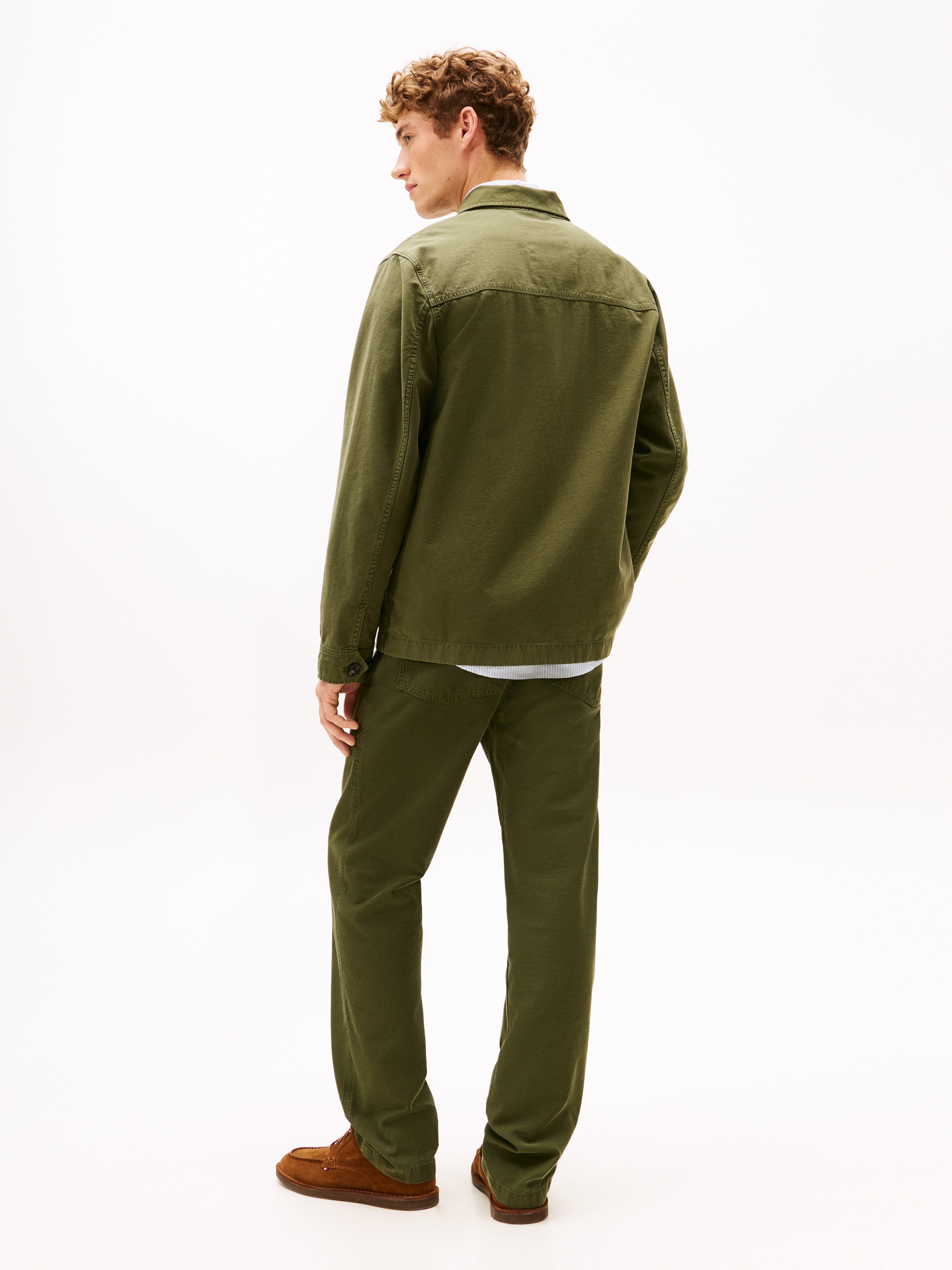 Tommy Hilfiger Hemdjacke »GMD UTILITY« aus strukturiertem Satin