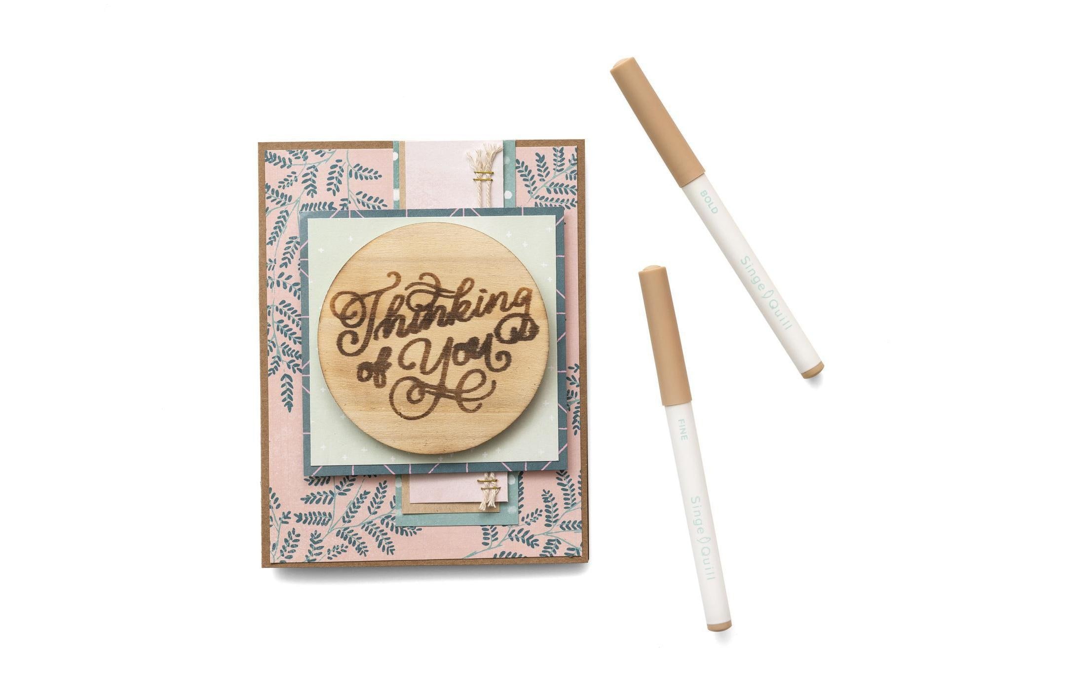   Set créatif »Singe Quill Brandmalerei«