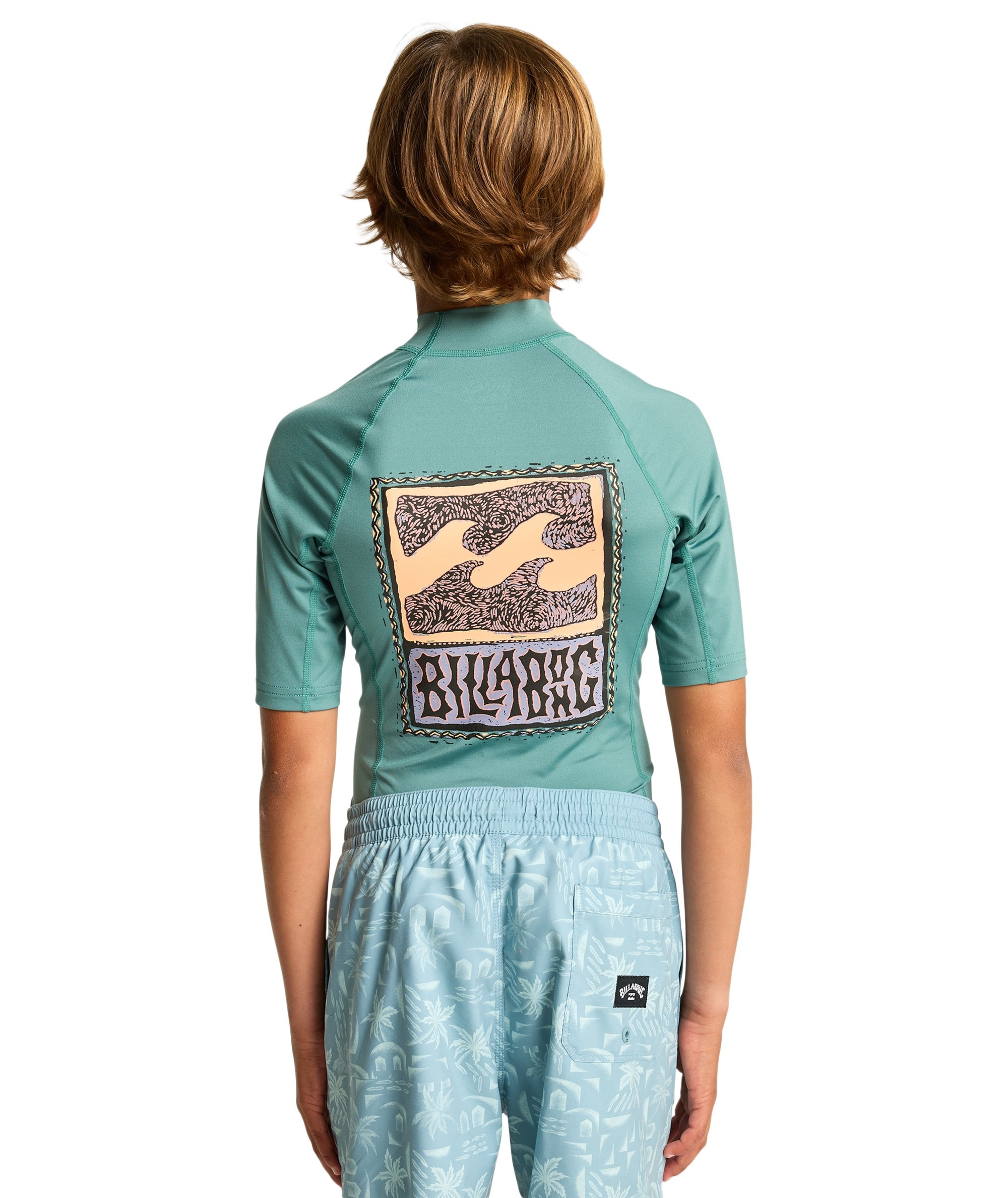Billabong T-shirt de plage »RE ISHORT SLEEVEUE SHORT SLEEVE BOY« für Kinder und Jugendliche, mit Elasthan-Anteil