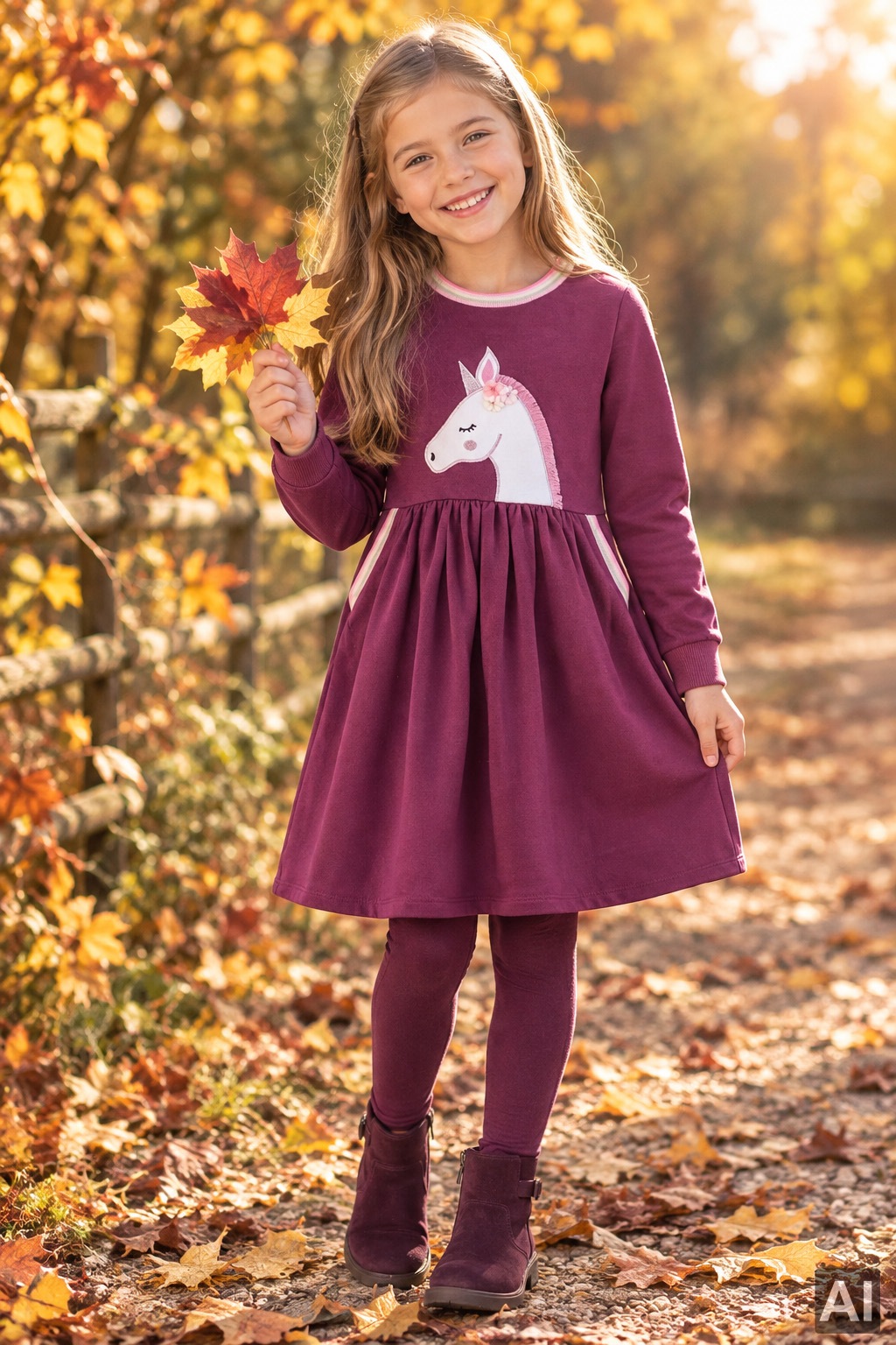 happy girls Sweatkleid Eingrifftaschen