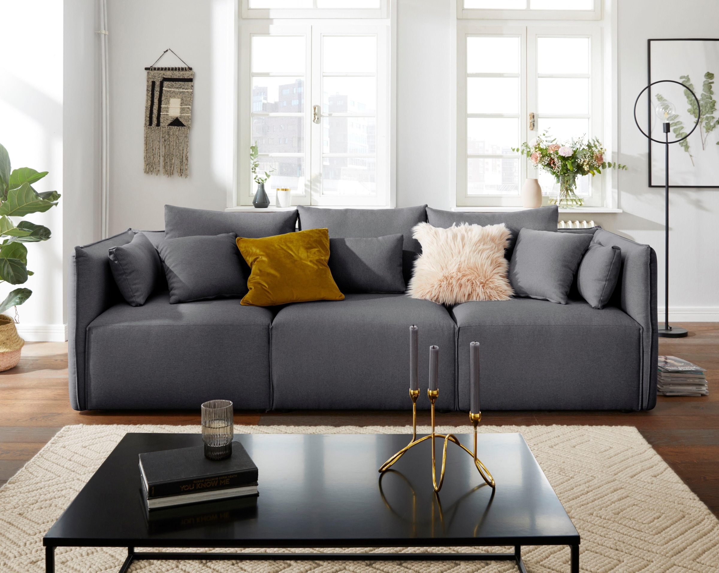 GOODproduct 3-places »Nöre« 3 Teile, in vielen Bezugsqualitäten und Farben s. auch "Nöre"