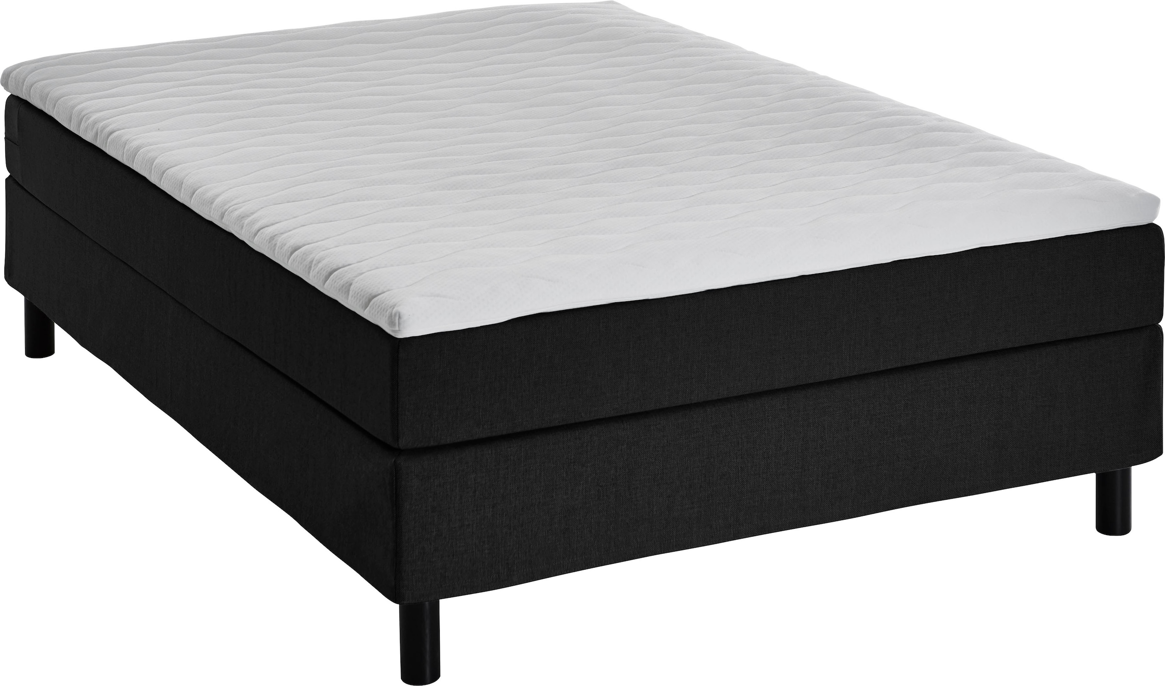ATLANTIC home collection Lit de boxe »Happy« sans tête de lit, avec surmatelas, avec ou sans literie au choix