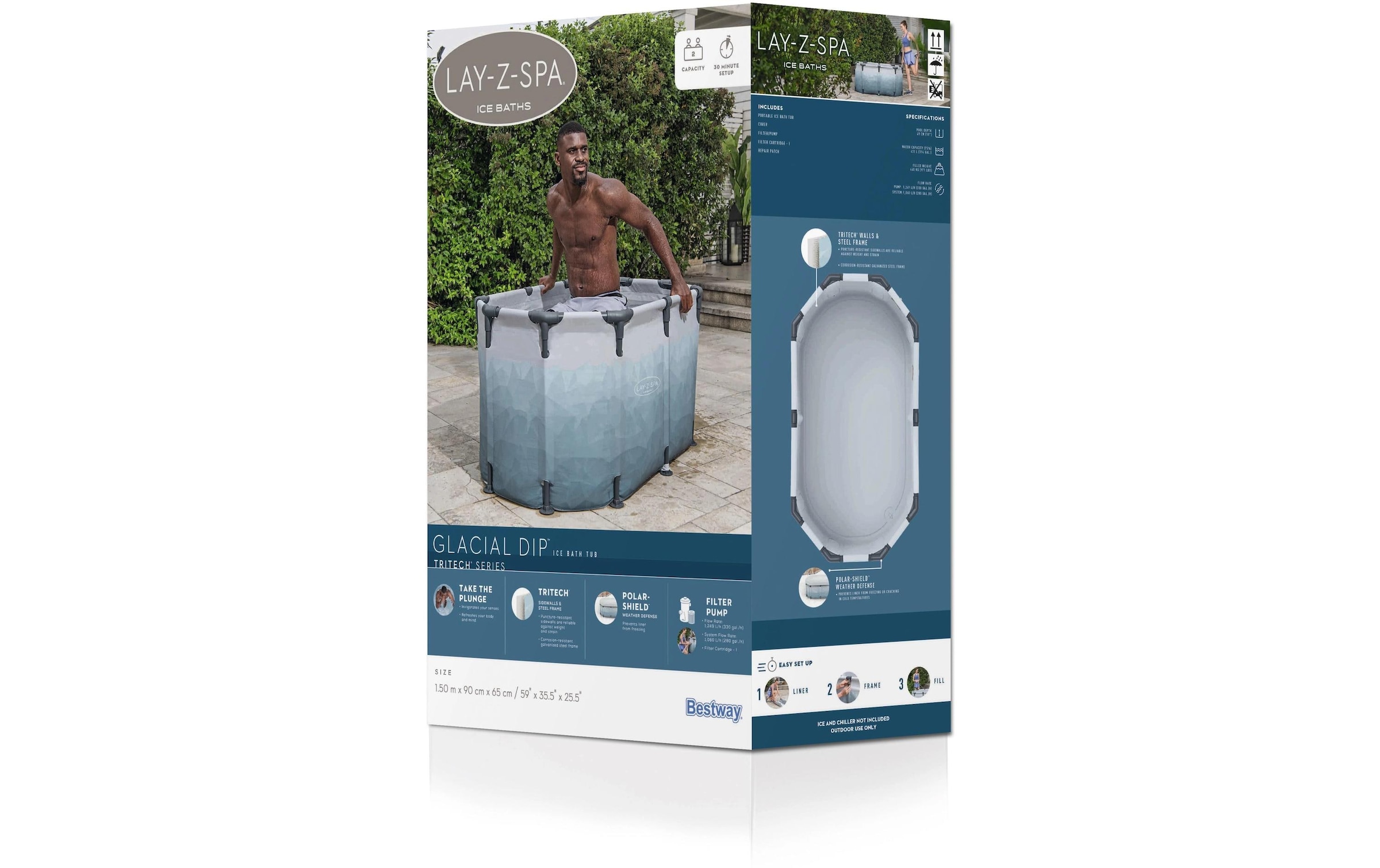 Bestway Rundpool »Lay-Z-Spa Glacial Dip«