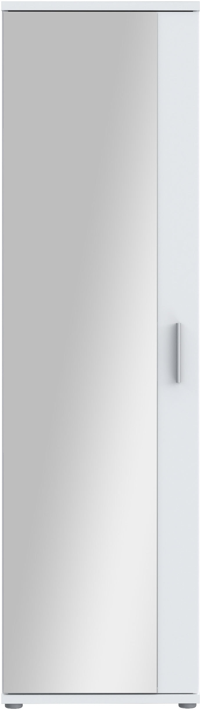 FORTE Armoire à chaussures »Mehrzweckschrank, Stauraum, viele Einlegeböden« L/H/P 50,2/179,1/34,8, miroir