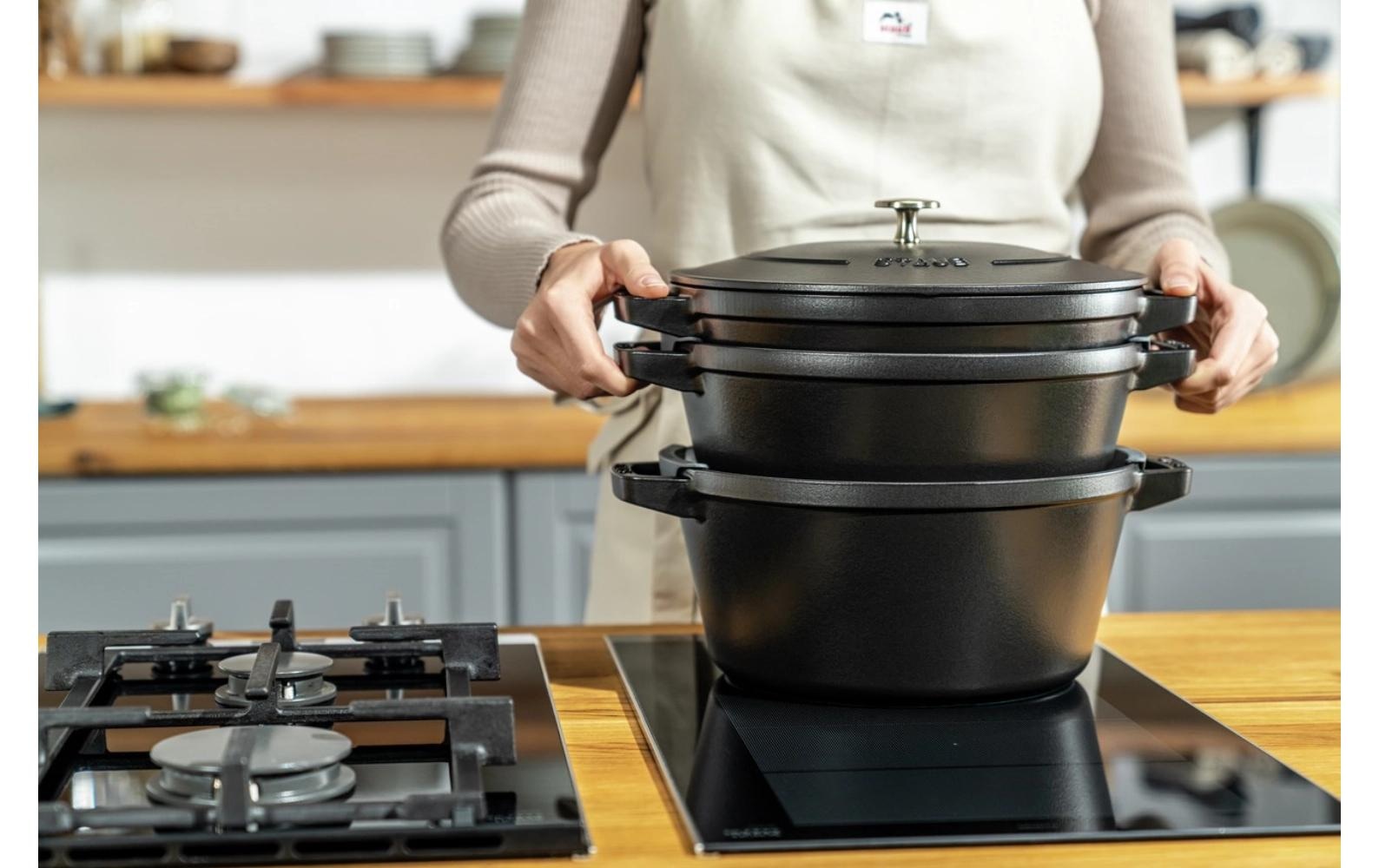 STAUB Set de casseroles »Cocotte 4-teilig, 24 cm, 9 l«