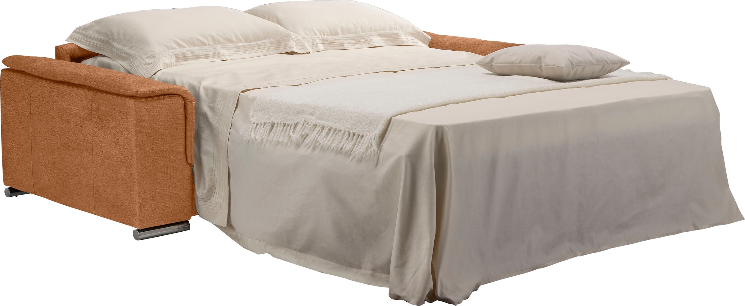 Egoitaliano Canapé-lit »Cecilia, modern & elegant, erstklassiger Sitzkomfort, Dauerschläfer« inkl. Matratze und hochwertigem Metallbettrahmen, toller Schlafkomfort