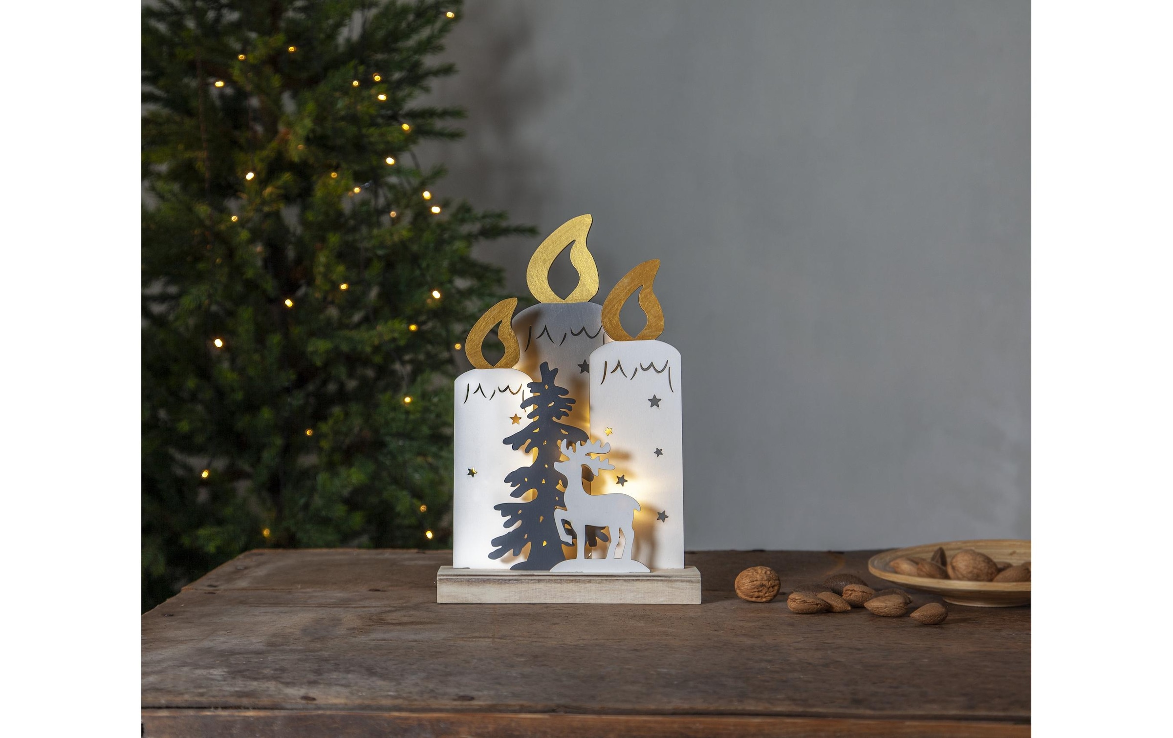 Parforce Traditional Hunting LED Dekofigur »Trading Tischdeko Kerzenständer«