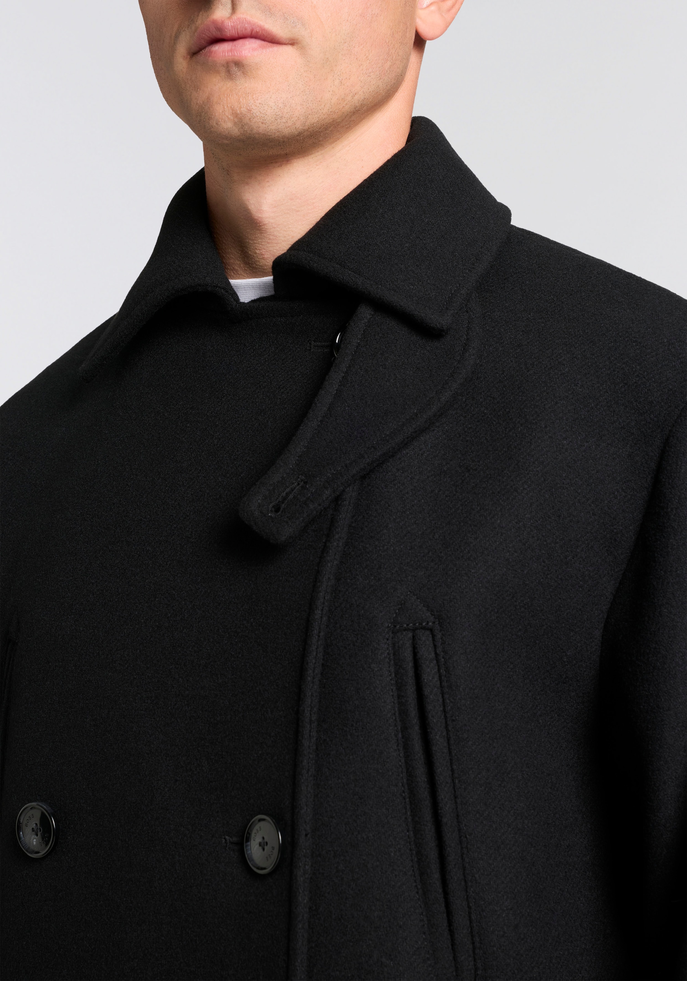 BOSS ORANGE Caban »Cisabel Premium Damenmode« Oversized Fit, mittellang