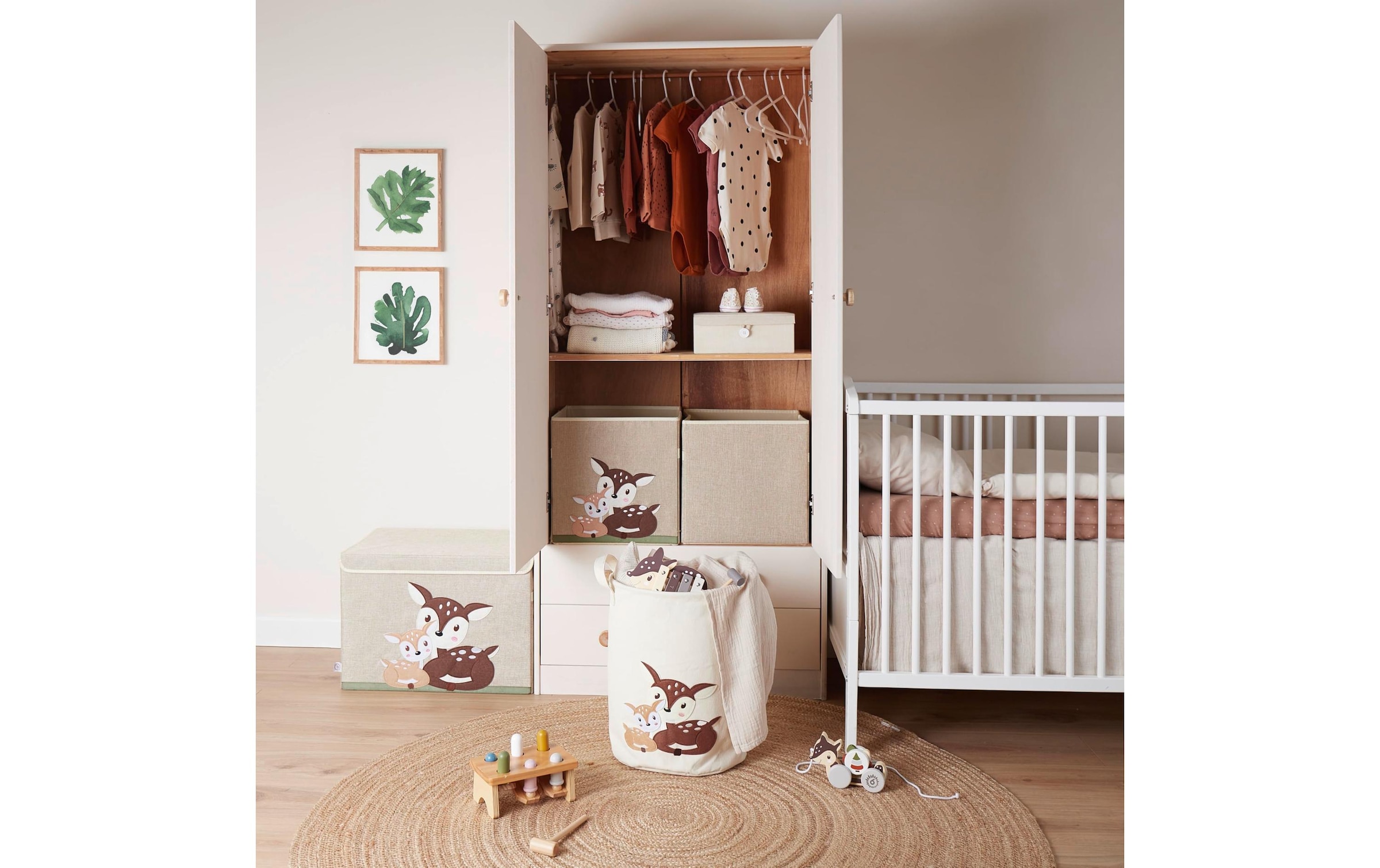 BIECO Aufbewahrungskorb »Hirsch«