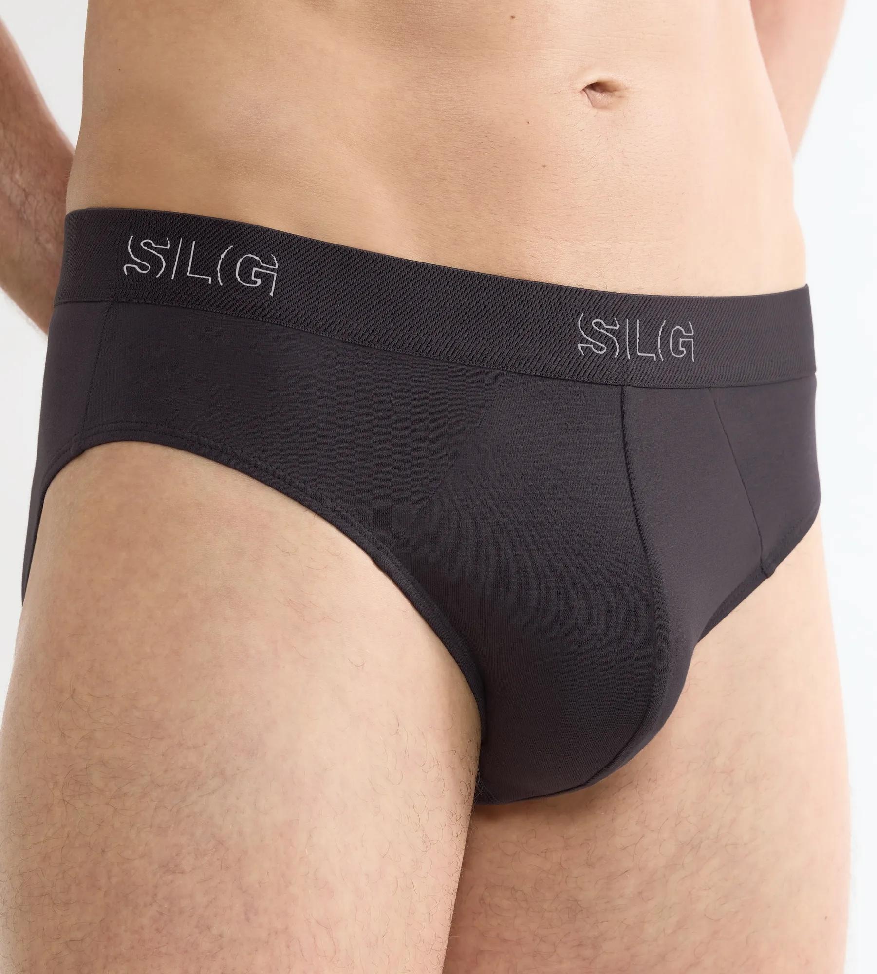 sloggi Slip »SLG Base« sans braguette, moderne, ceinture logo, mélange coton