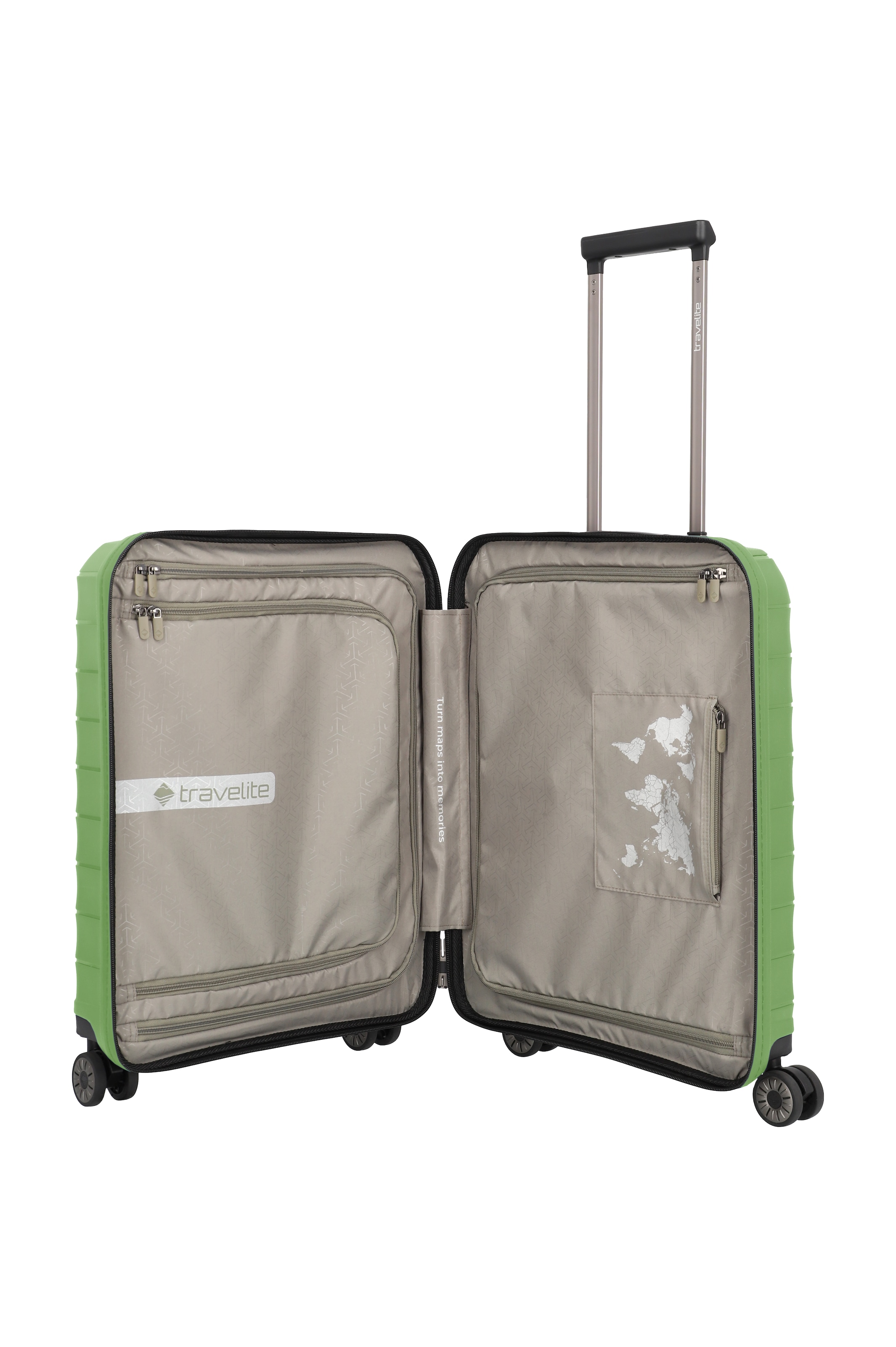 travelite Trolley »MOOBY Koffer Hartschale« 39 l 4 Rollen mit TSA-Schloss und kratzresistenter Oberfläche – leicht und robust