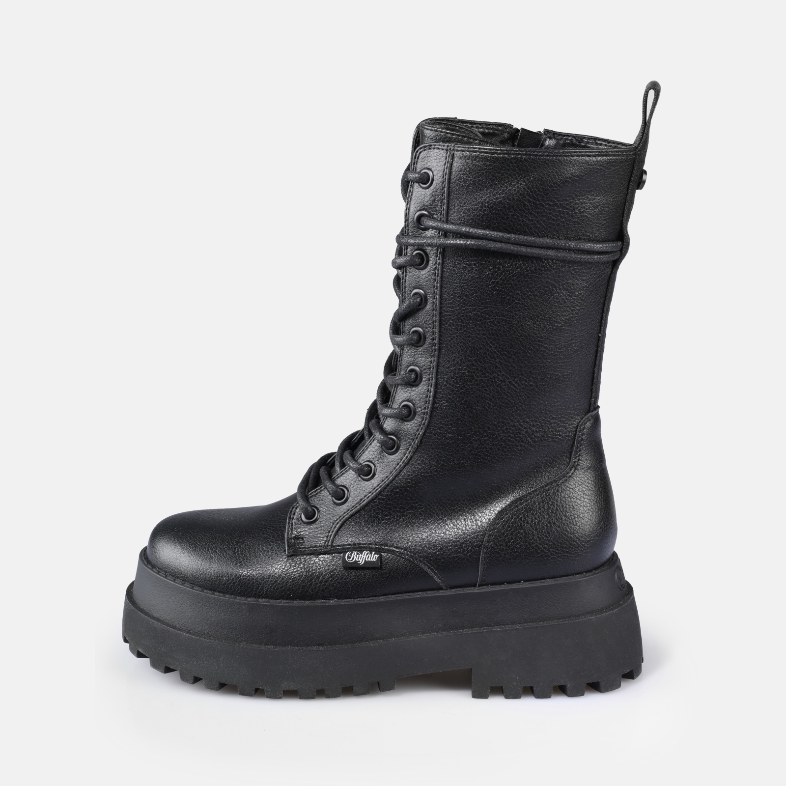 Buffalo Bottes à lacets »PLUTO«  Schnürboots, Plateaustiefel mit Profilsohle