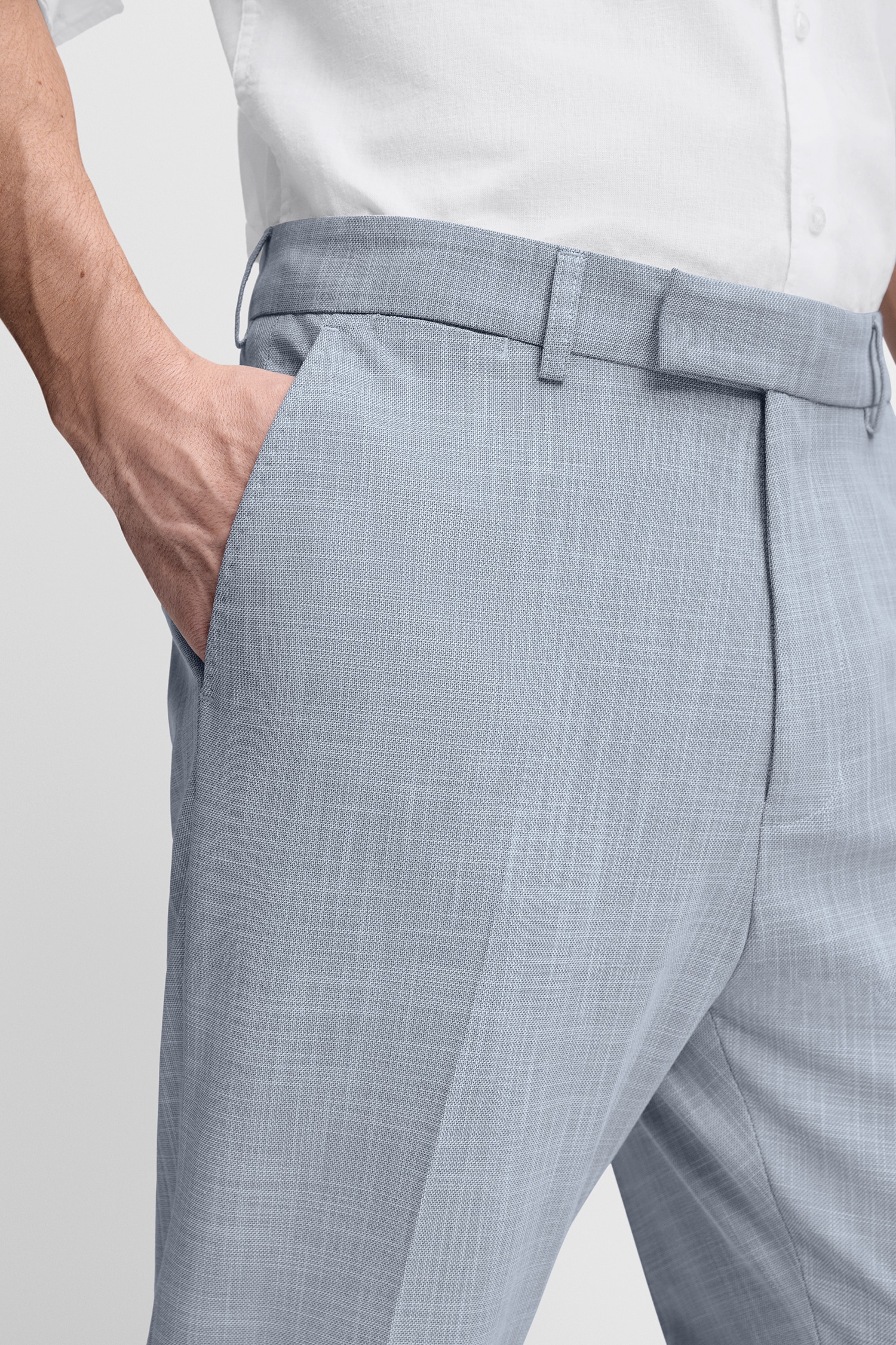 Cinque Anzughose »CIBEPPE«  Tapered-Fit, mit dezenter Struktur, normale Leibhöhe