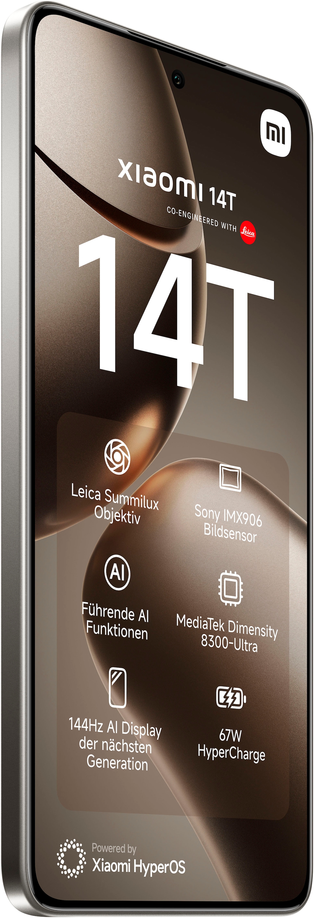 Xiaomi Smartphone »Xiaomi 14T 256GB« Titan Gray