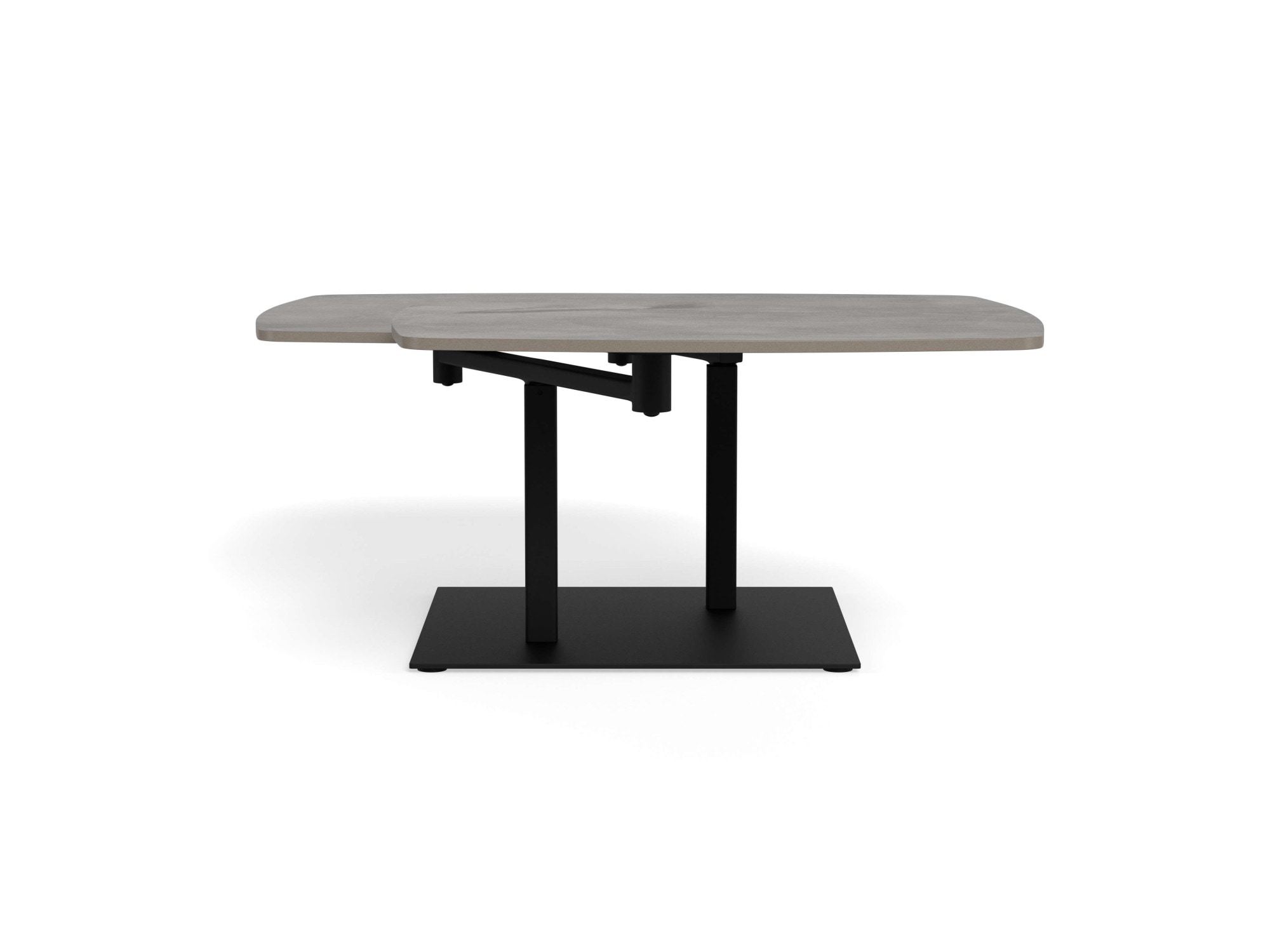 ACTONA GROUP Table basse »Carballo« table, grise, rotation,122x70x40cm