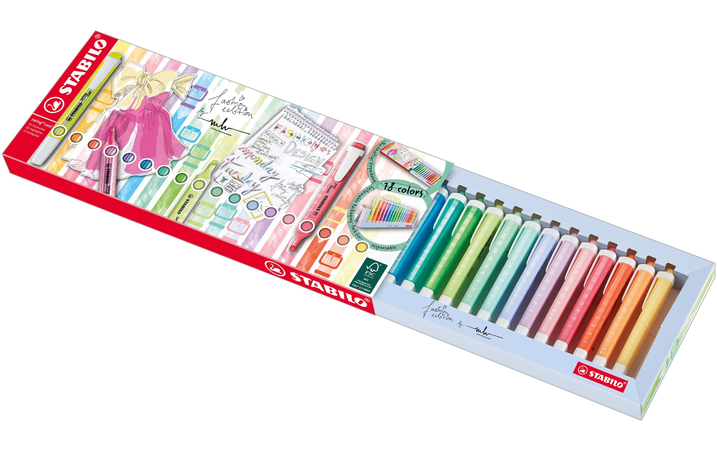 STABILO Marker »Swing Cool 18«