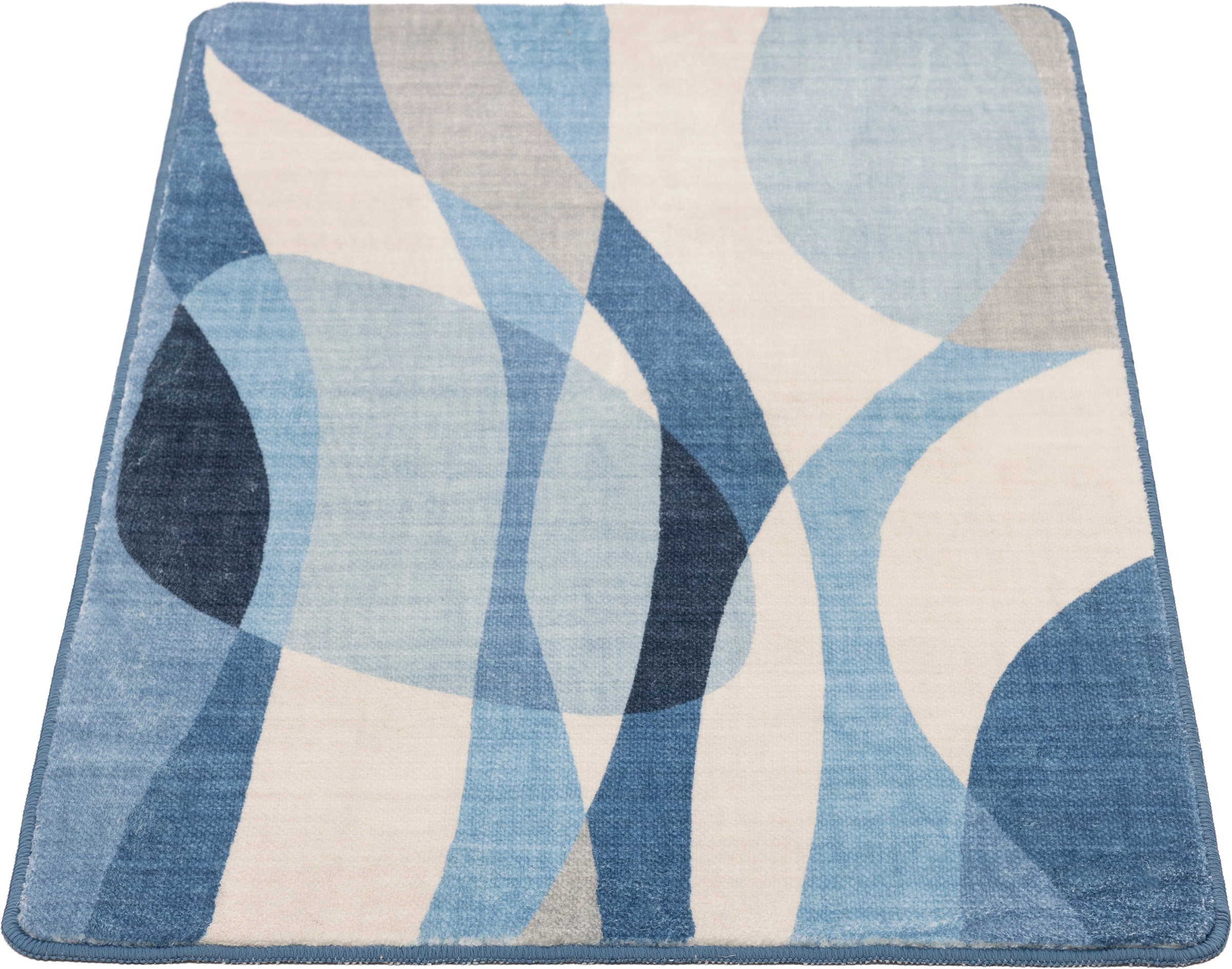 Gino Falcone »Aquata GF-170, Badvorleger, Badezimmer Teppich« Höhe 7 mm revêtement antidérapant compatible chauffage au sol tapis de bain imprimé, design moderne, rectangulaire