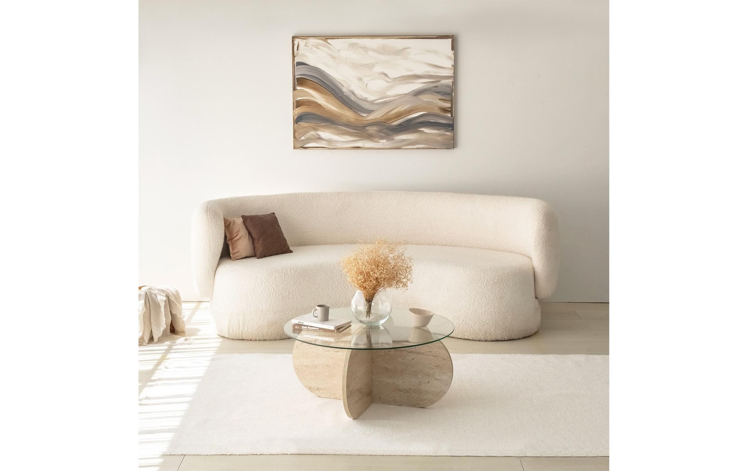 WOODY FASHION Couchtisch »Bubble 75 x 35 cm«