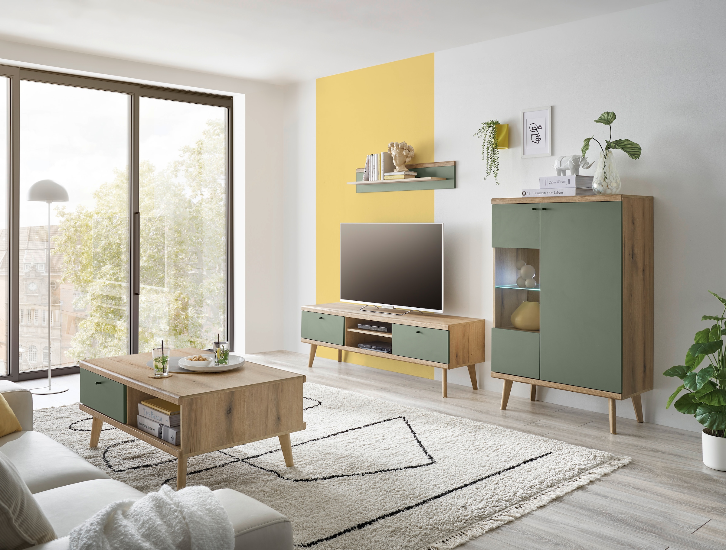 Home affaire Wohnwand »MAVAS« Set, 3 Stk. tlg.