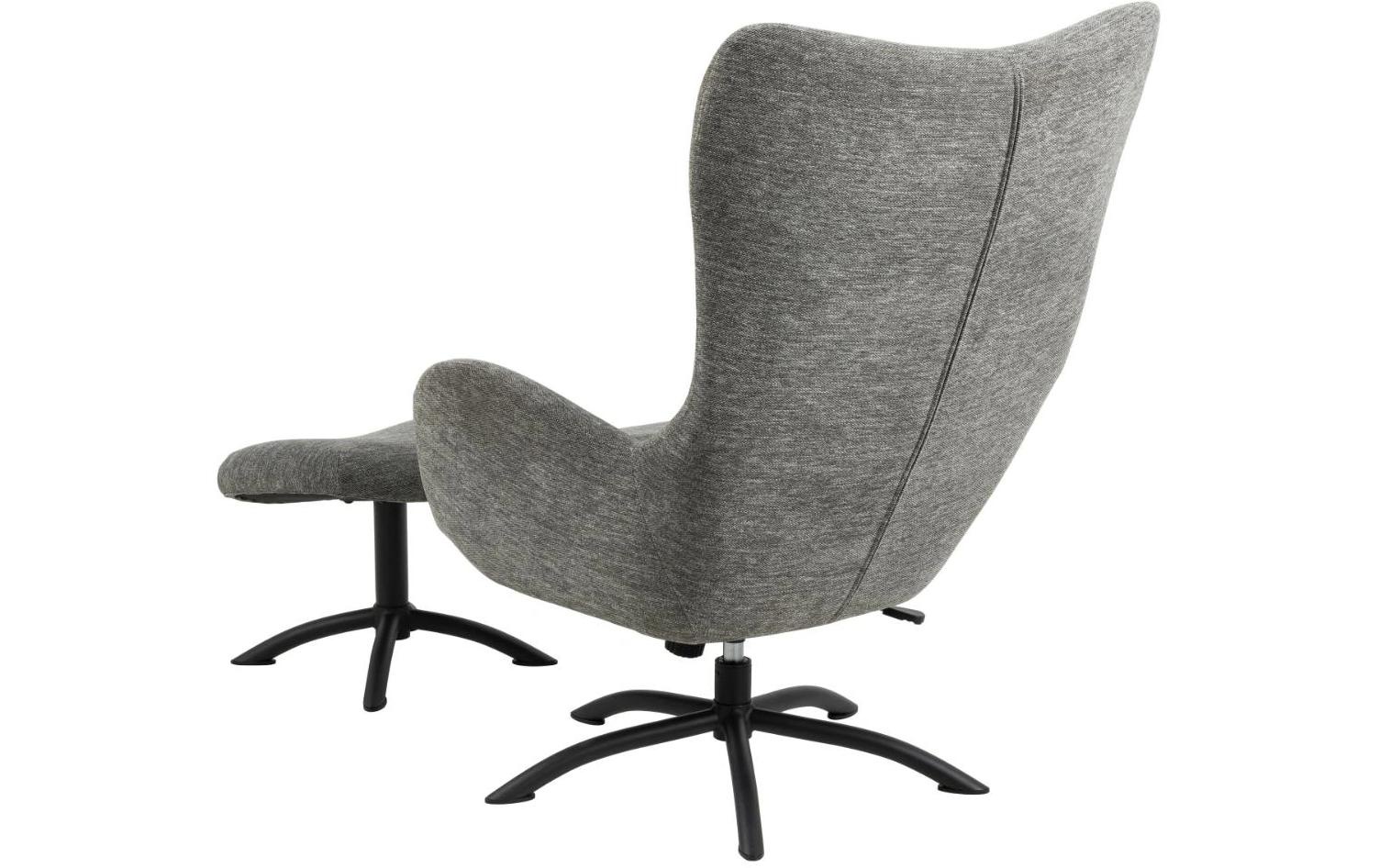 AC Design Fauteuil »Recliner Talgarth« 2 cuis tlg. Eleganter Stuhl mit Hocker aus Skyland-Stoff