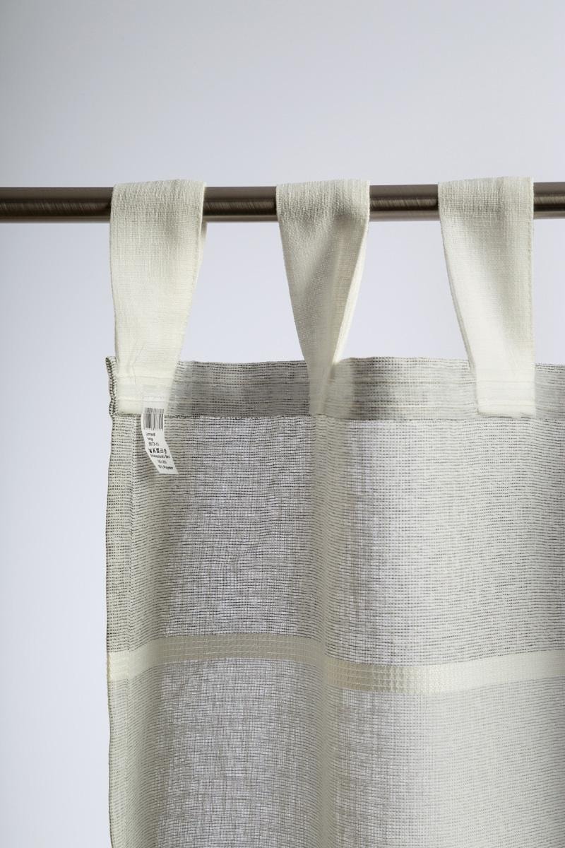 HOMING Rideau »Lennardt« Boucles 1 cuis tlg. Streifen, Wohnzimmer, Schlafzimmer