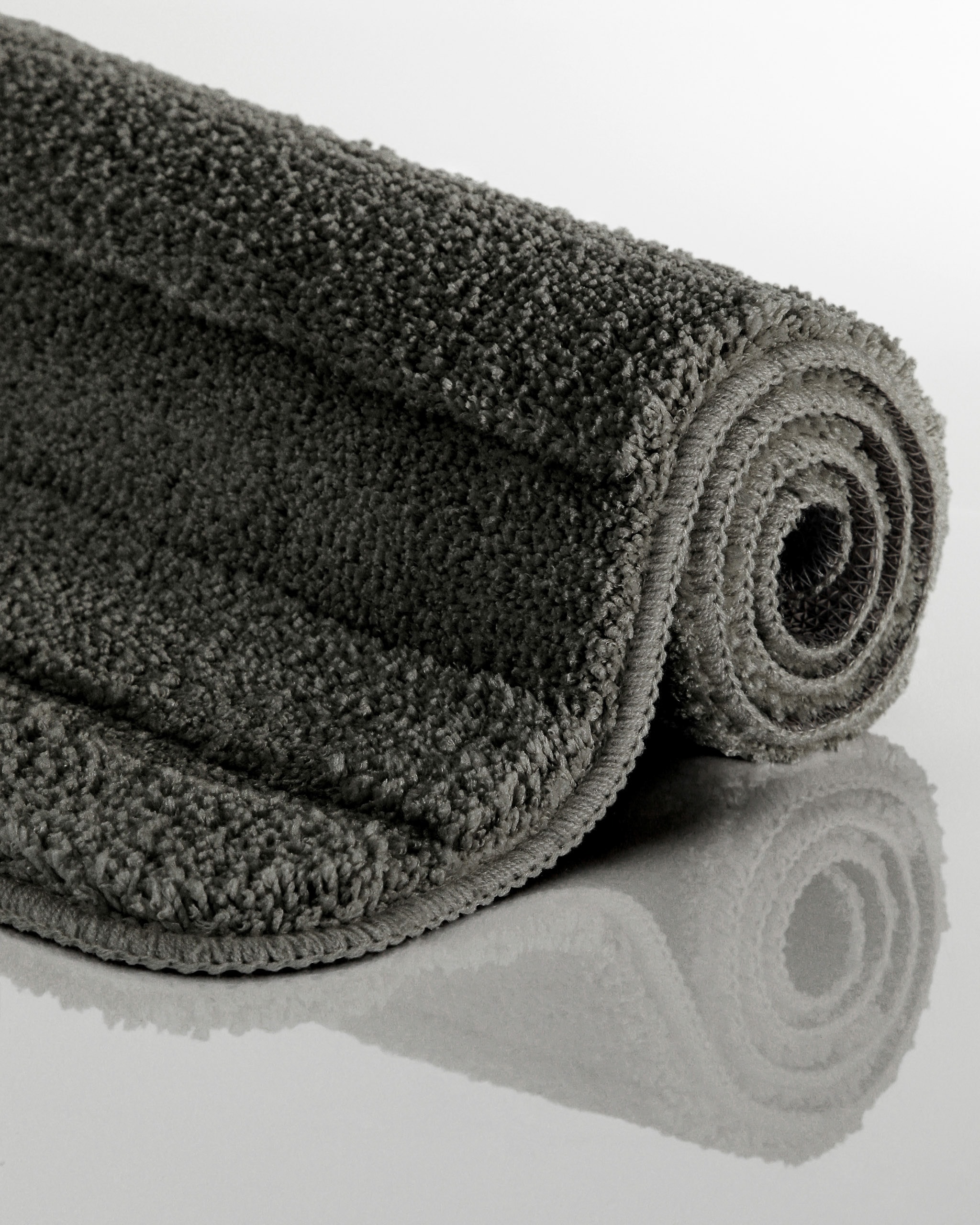 Wecon home Tapis de bain »Marc« Höhe 25 mm Badteppich, Hoch-Tief-Linien, weich, rutschhemmend, waschbar, getuftet