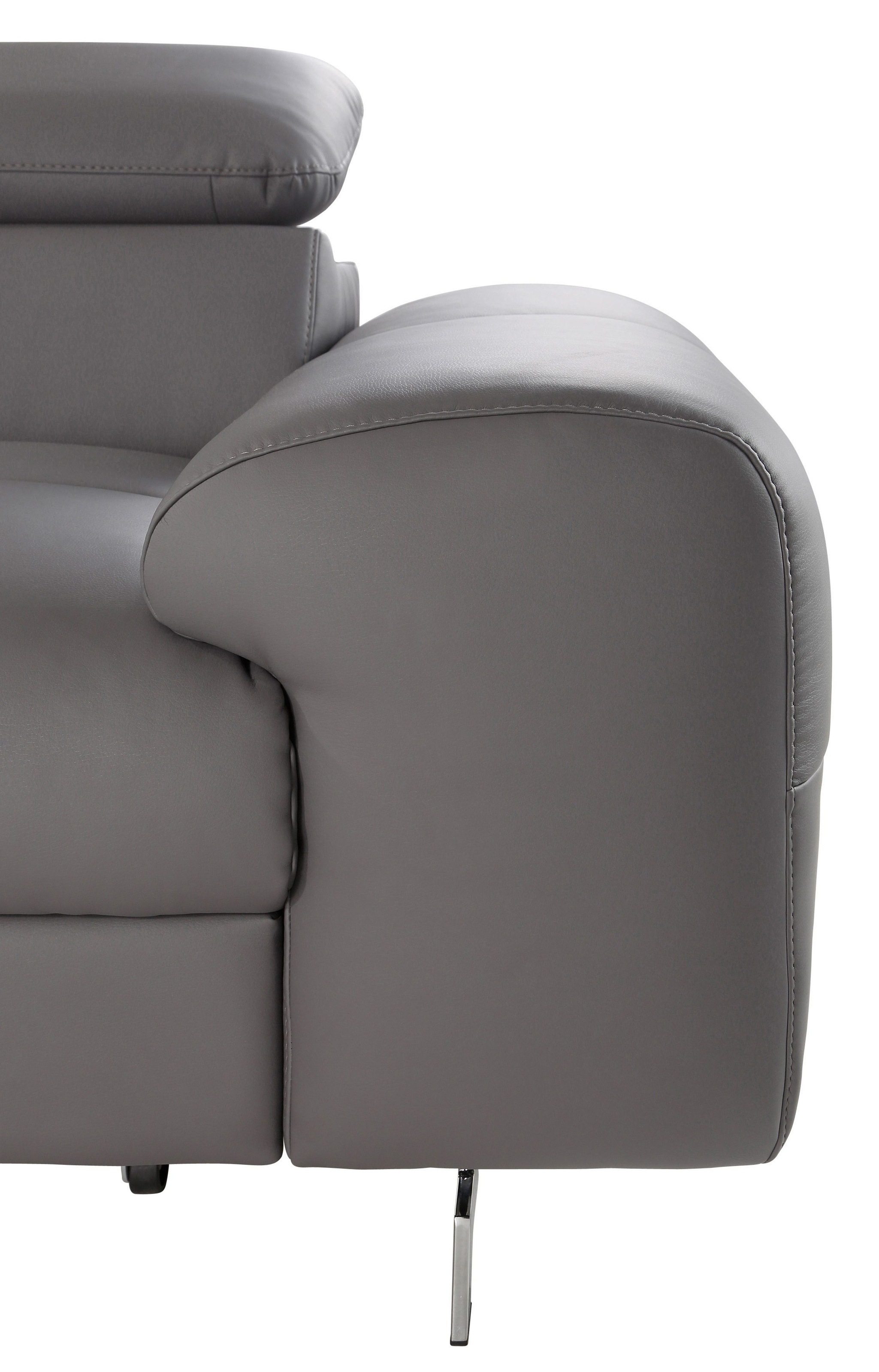 COTTA Ensemble rembourré »Chef L-Form« Set,  Set bestehend aus: Ecksofa mit Kopfteilverstellung & Hocker