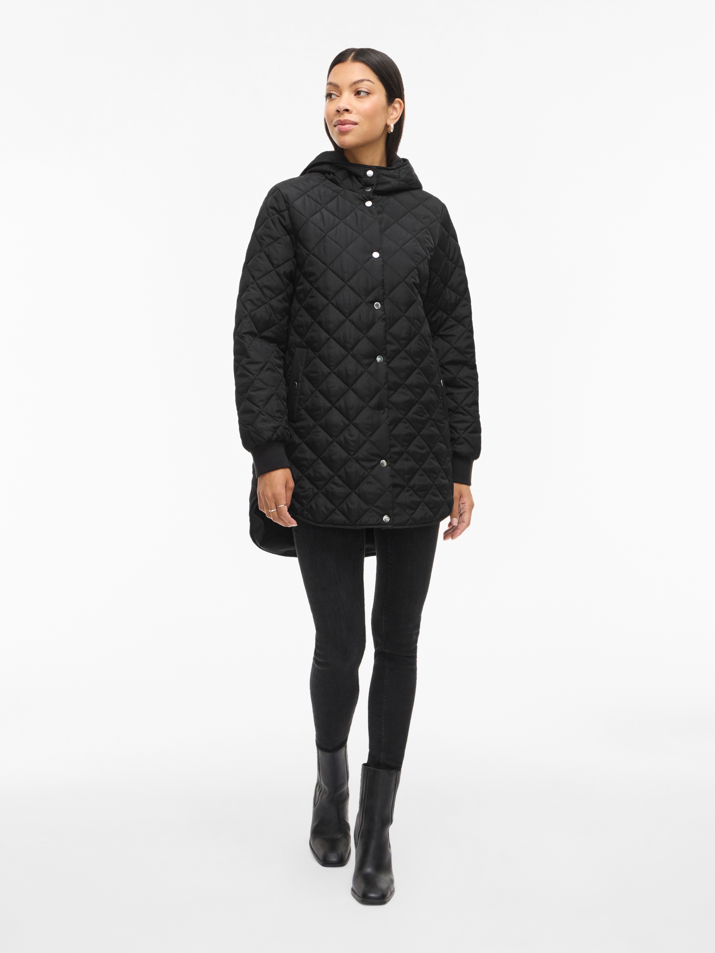 Vila Veste matelassée »VITATE L/S HOODED JACKET - NOOS« avec capuche fibre synthétique