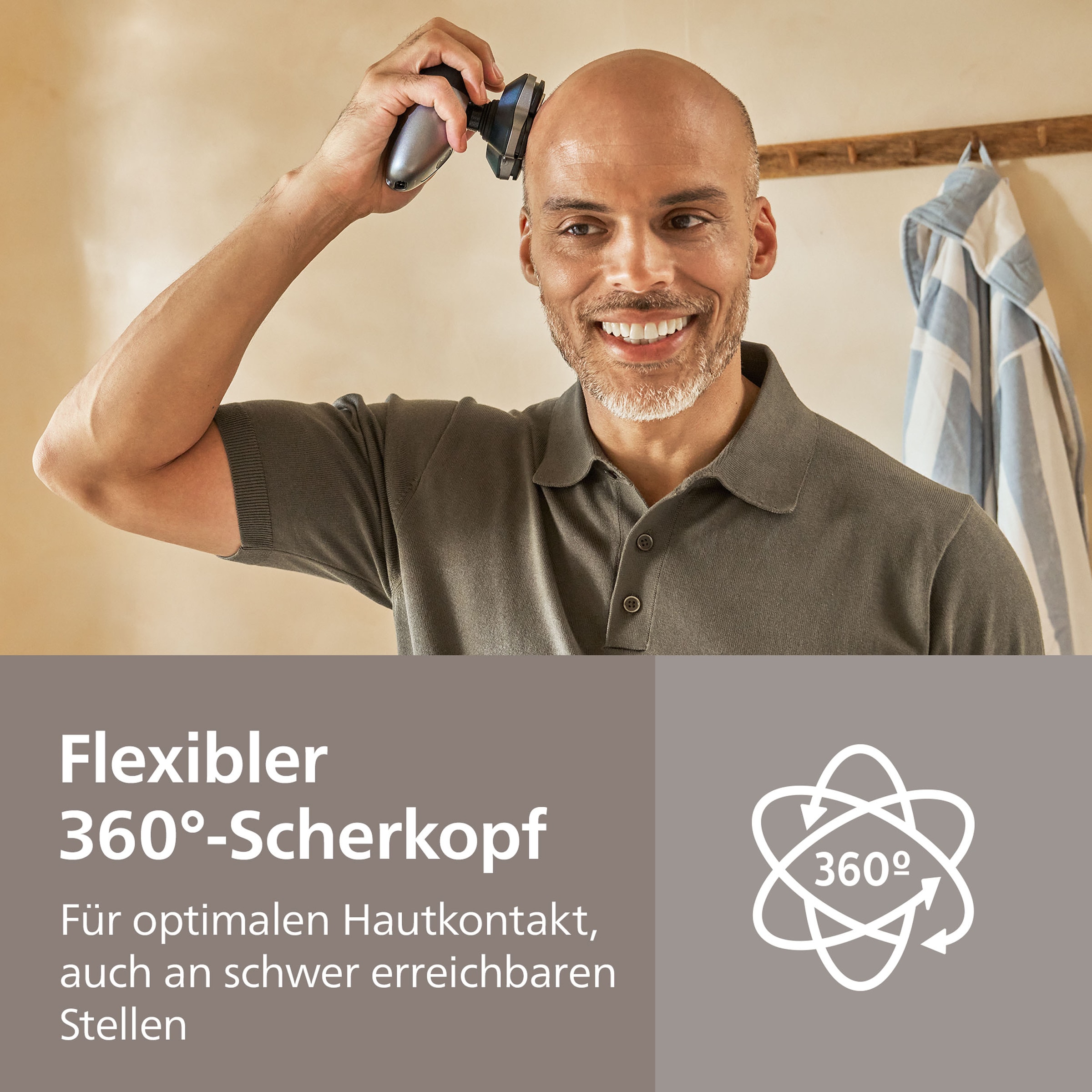 Philips Tondeuse à cheveux »HS7980/15« mit 36 ComfortCut-Klingen, inkl. Reinigungsstation