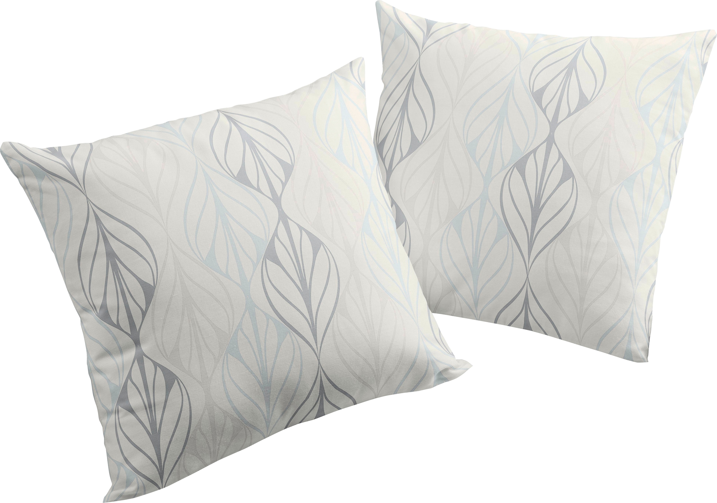 Adam Coussin décoratif »Kissenhülle Wave« en coton bio, housse de coussin sans rembourrage, 1 pièce