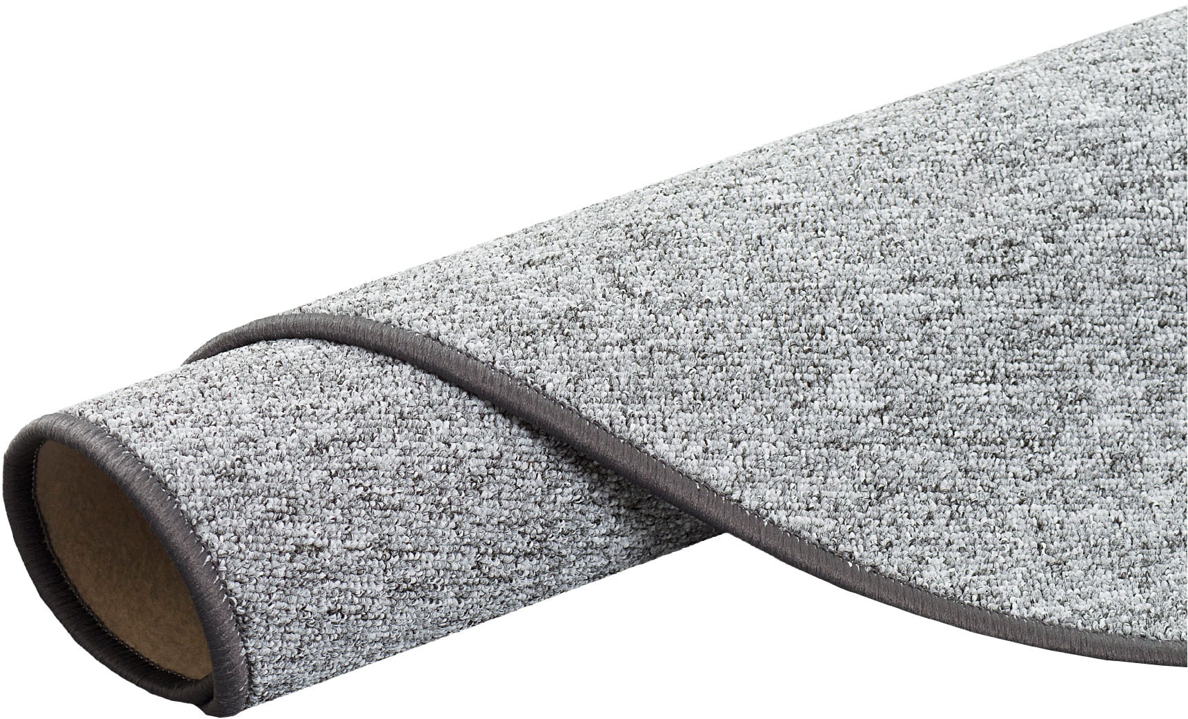 my home Tapis »Fortis, Schlinge, Made in Netherlands« Rond 5 mm Höhe Uni Farben, gekettelt, strapazierfähig, Wohnzimmer