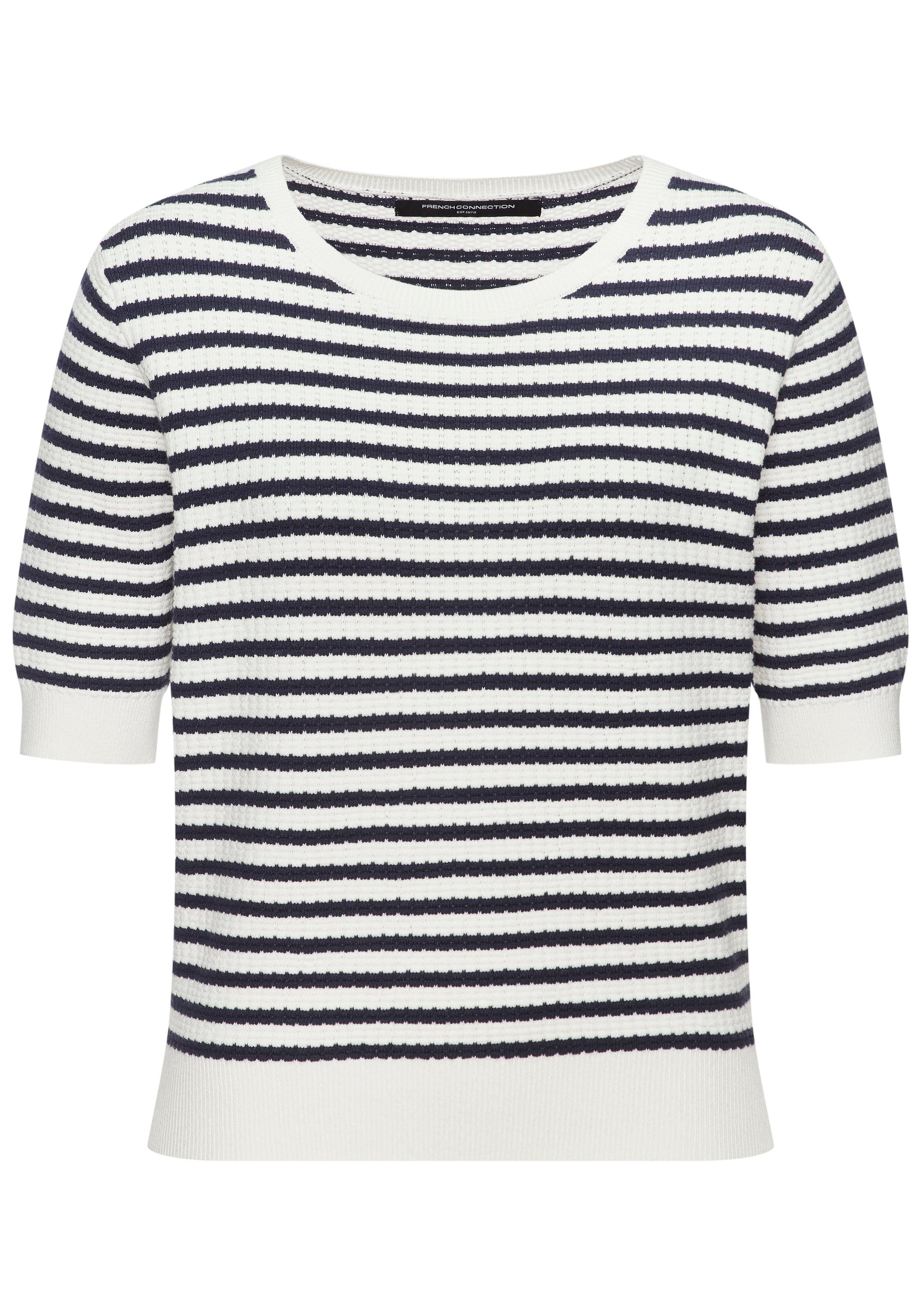 French Connection T-shirt en tricot structuré doux