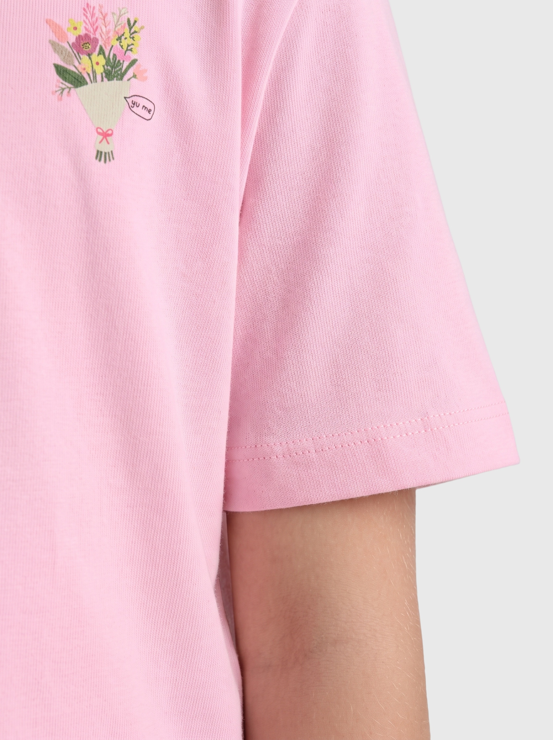 KIDS ONLY T-shirt »KOGREX FLOWER S/S TOP JRS 2-PACK« Paquet, 2 Avec motifs poitrine mignons