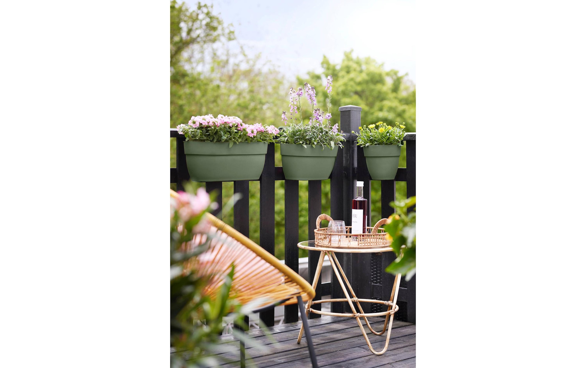 Elho Pot de fleurs »Vibia Campana Easy Aufhänger Gross«