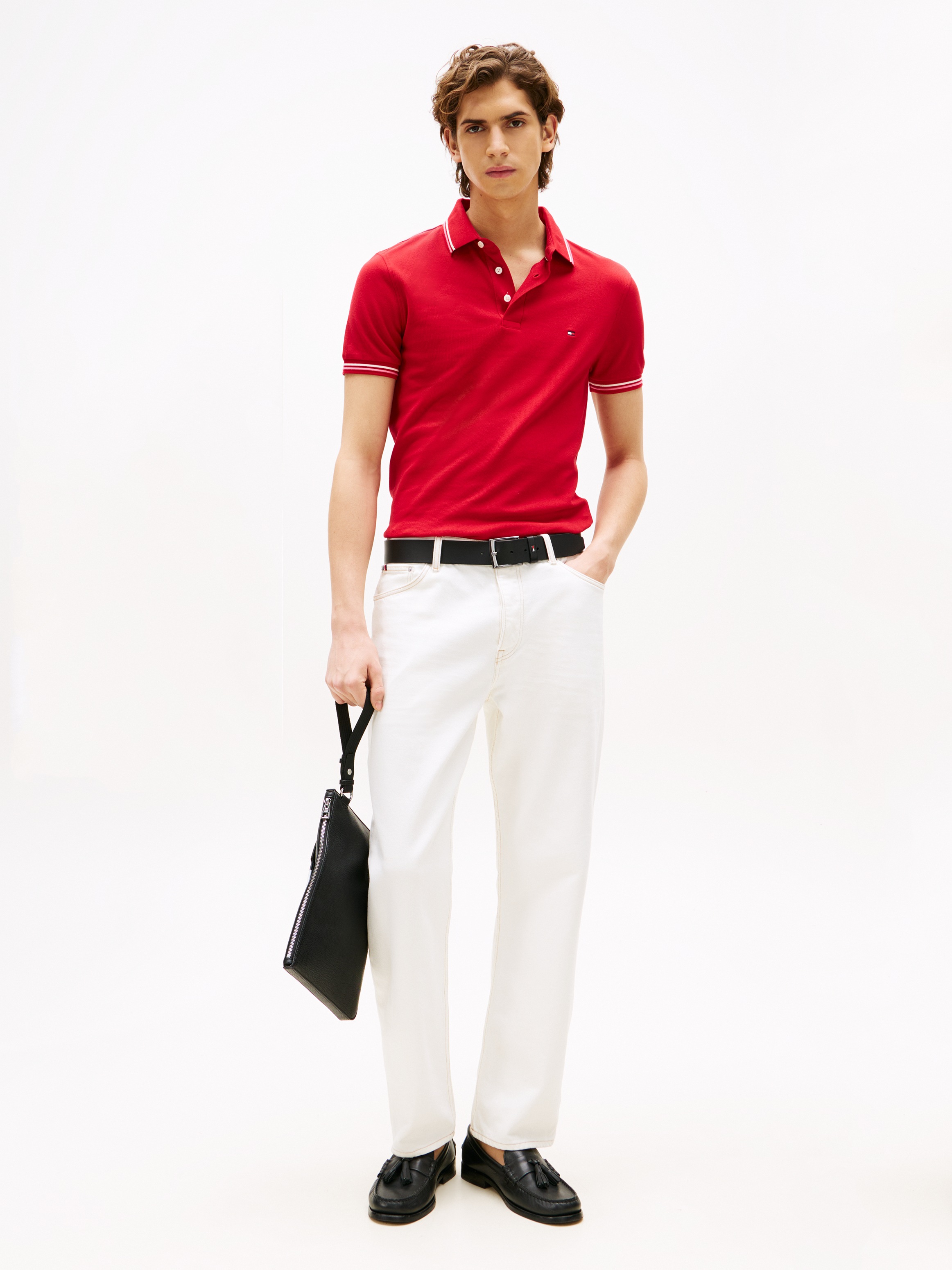 Tommy Hilfiger Polo »TOMMY TIPPED SLIM POLO«
