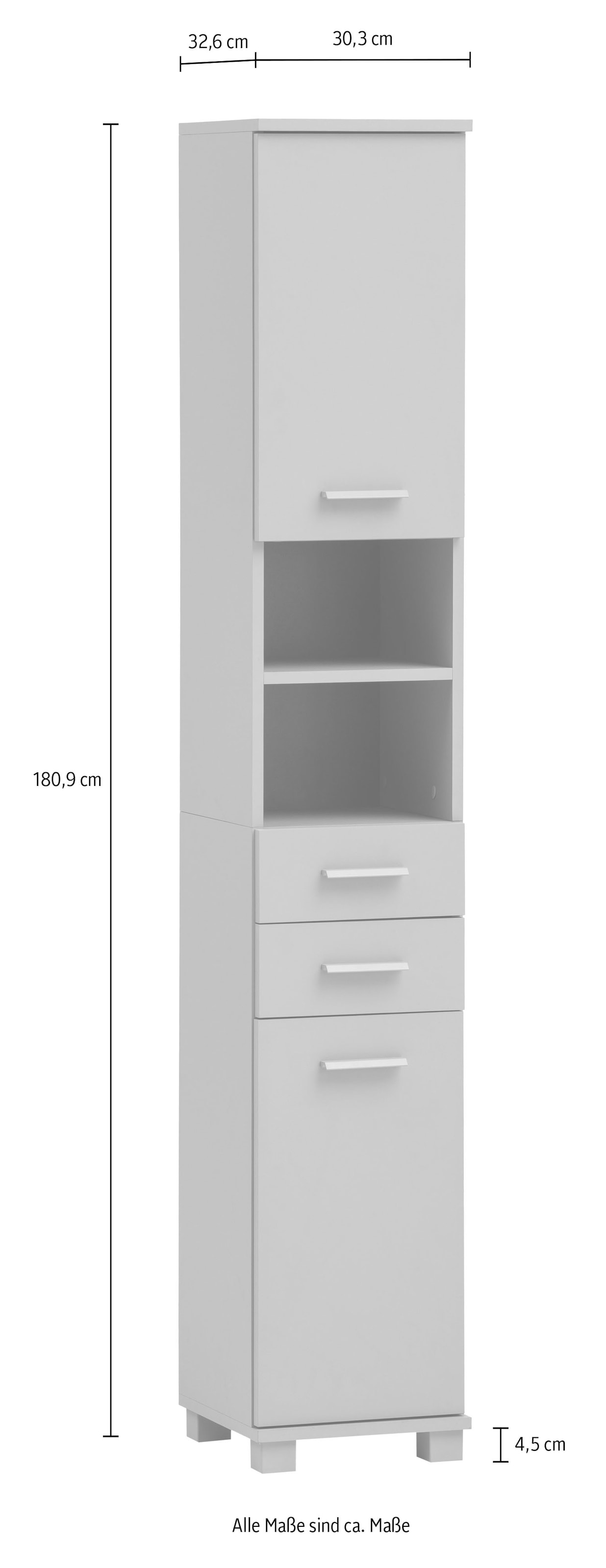 Schildmeyer Hochschrank »Mono, Breite 30 cm« Made in Germany