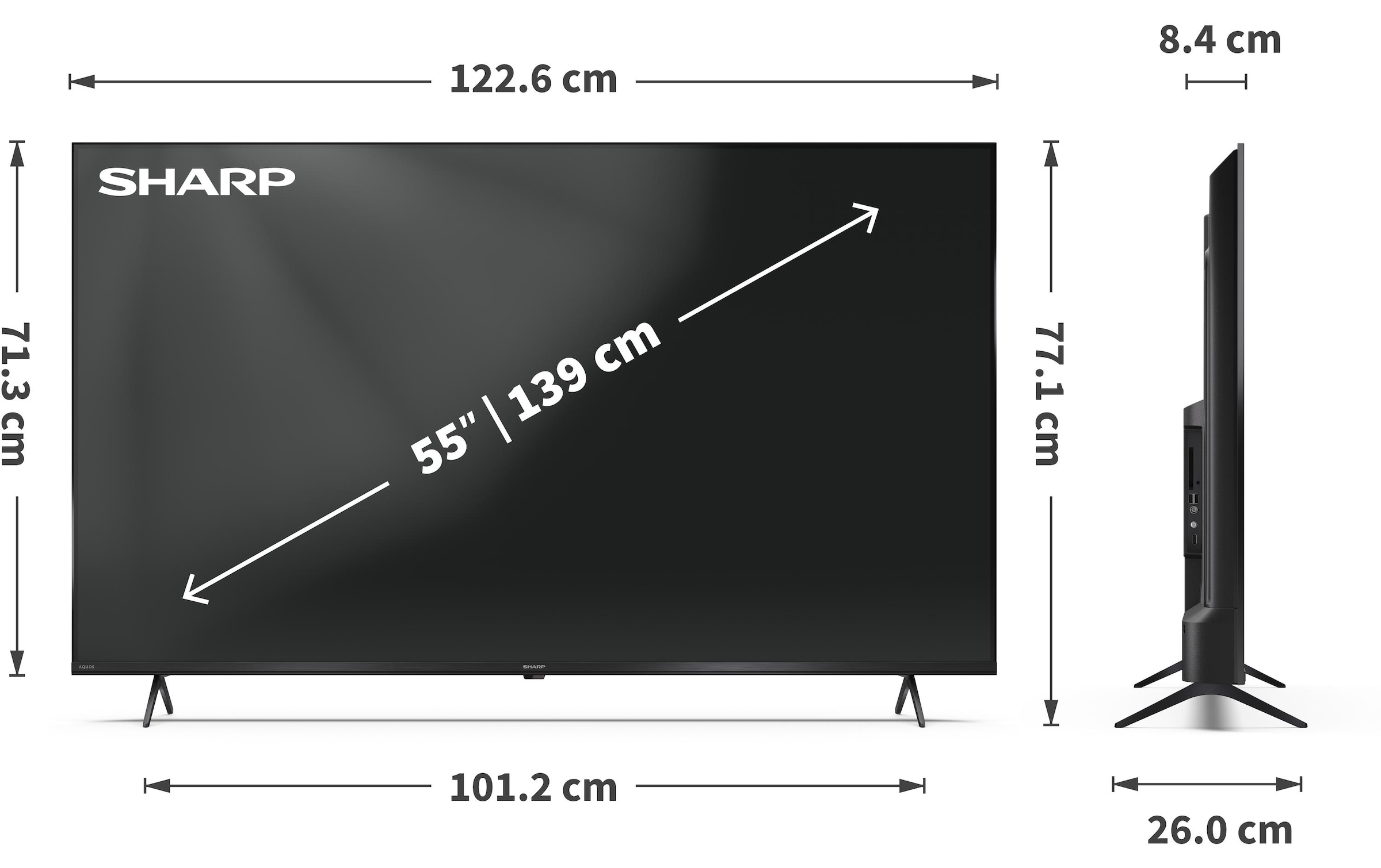   QLED-Fernseher »55HP5465E« 139 cm/55 ″