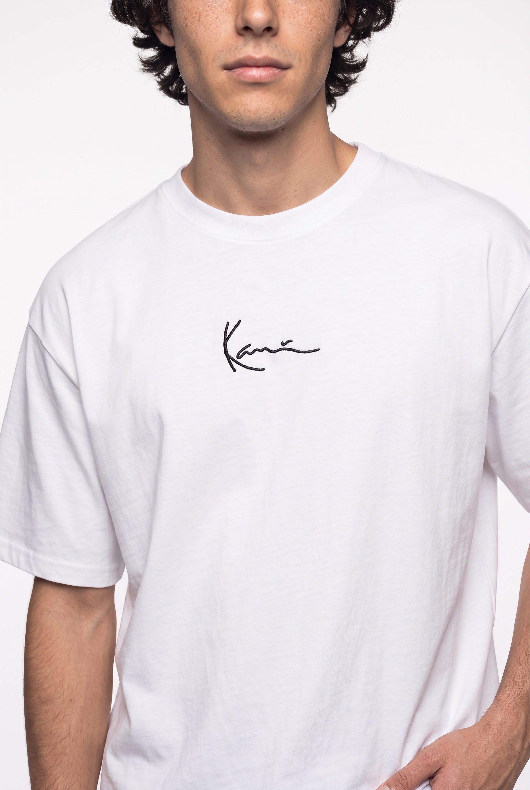 Karl Kani Shirt à col rond »Small Signature Tee« Coton, brodé