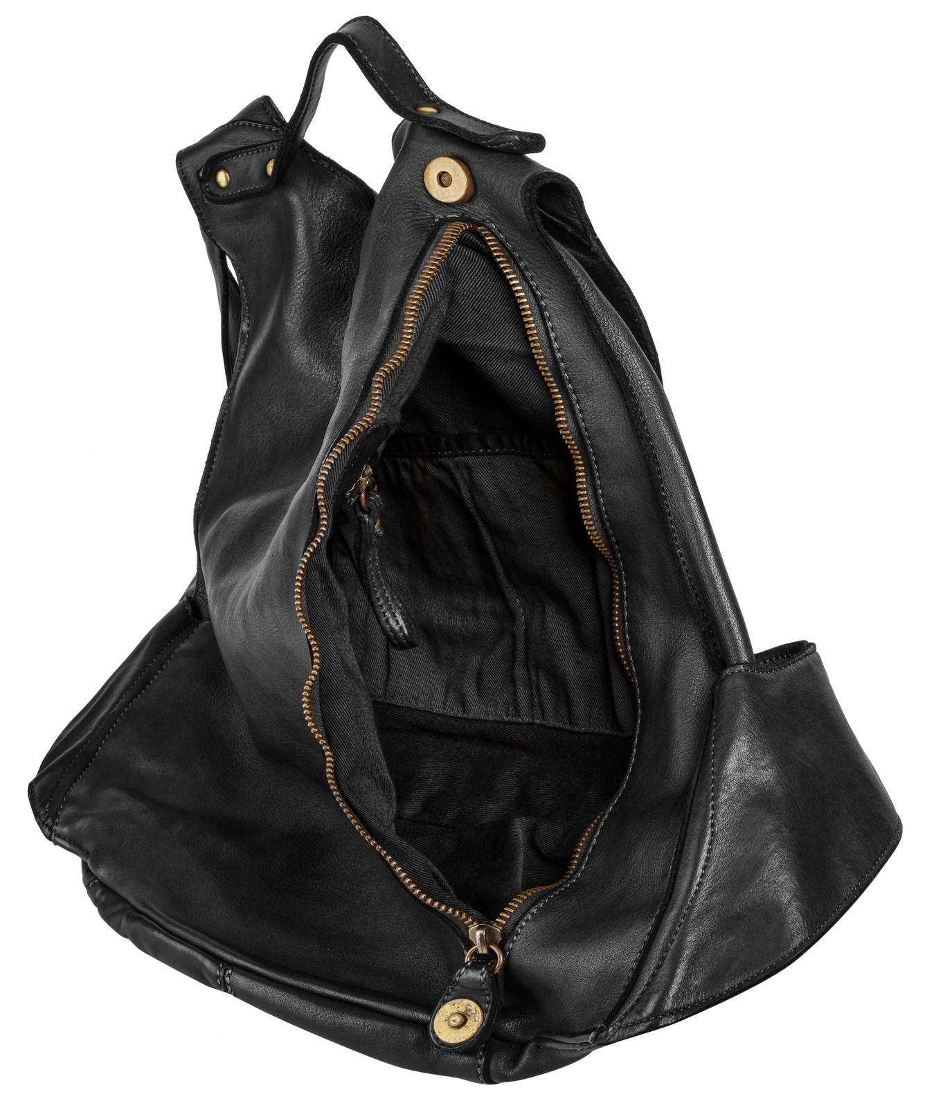 forty° Tagesrucksack echt Leder, Made in Italy