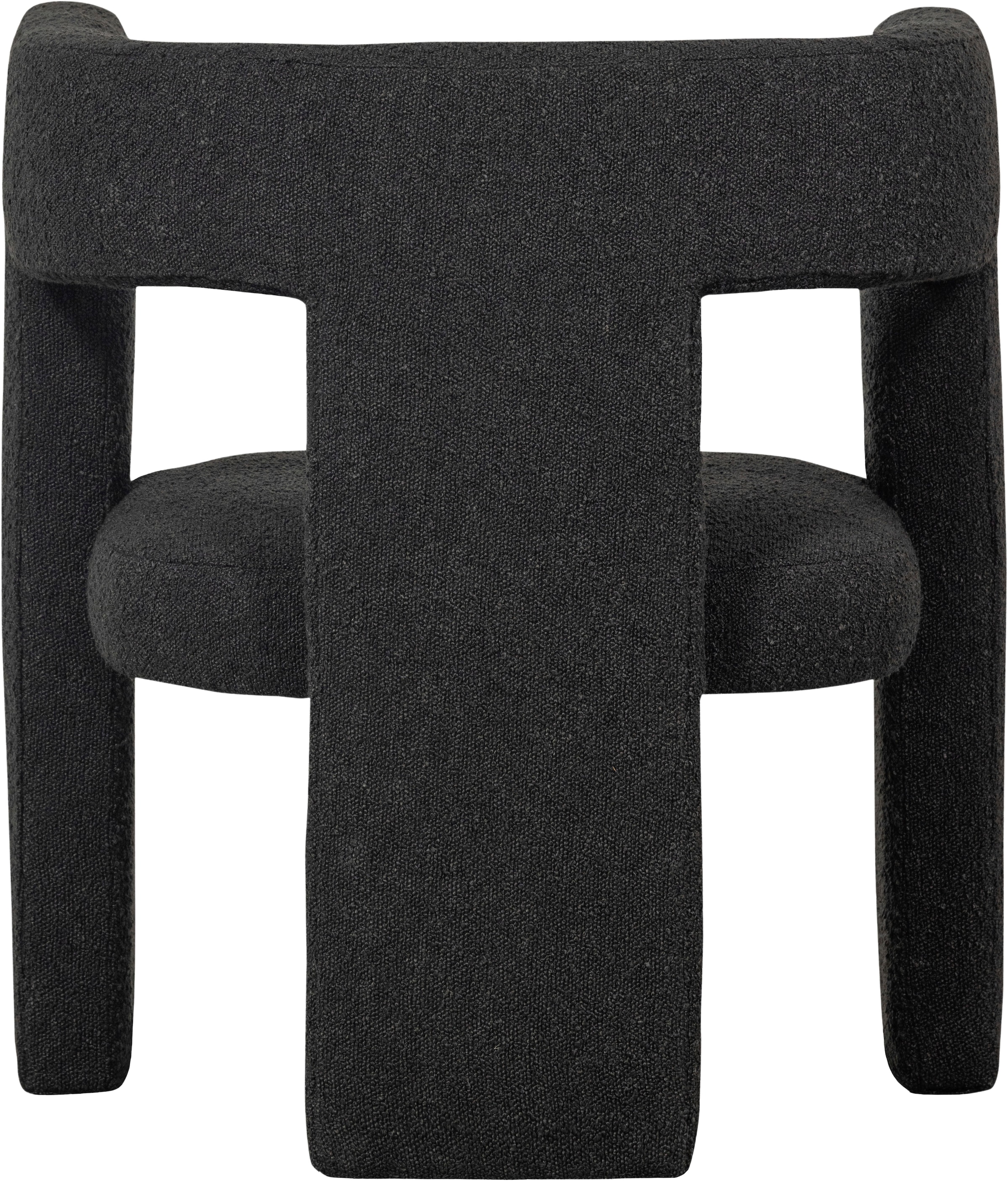 WOOOD Chaise rembourrée »Tiwa mit Bouclé-Bezug und Holzgestell B 63 x T 62 x H 71 cm« () Résistance maximale à l'usure, capacité de charge 100 kg, livré monté