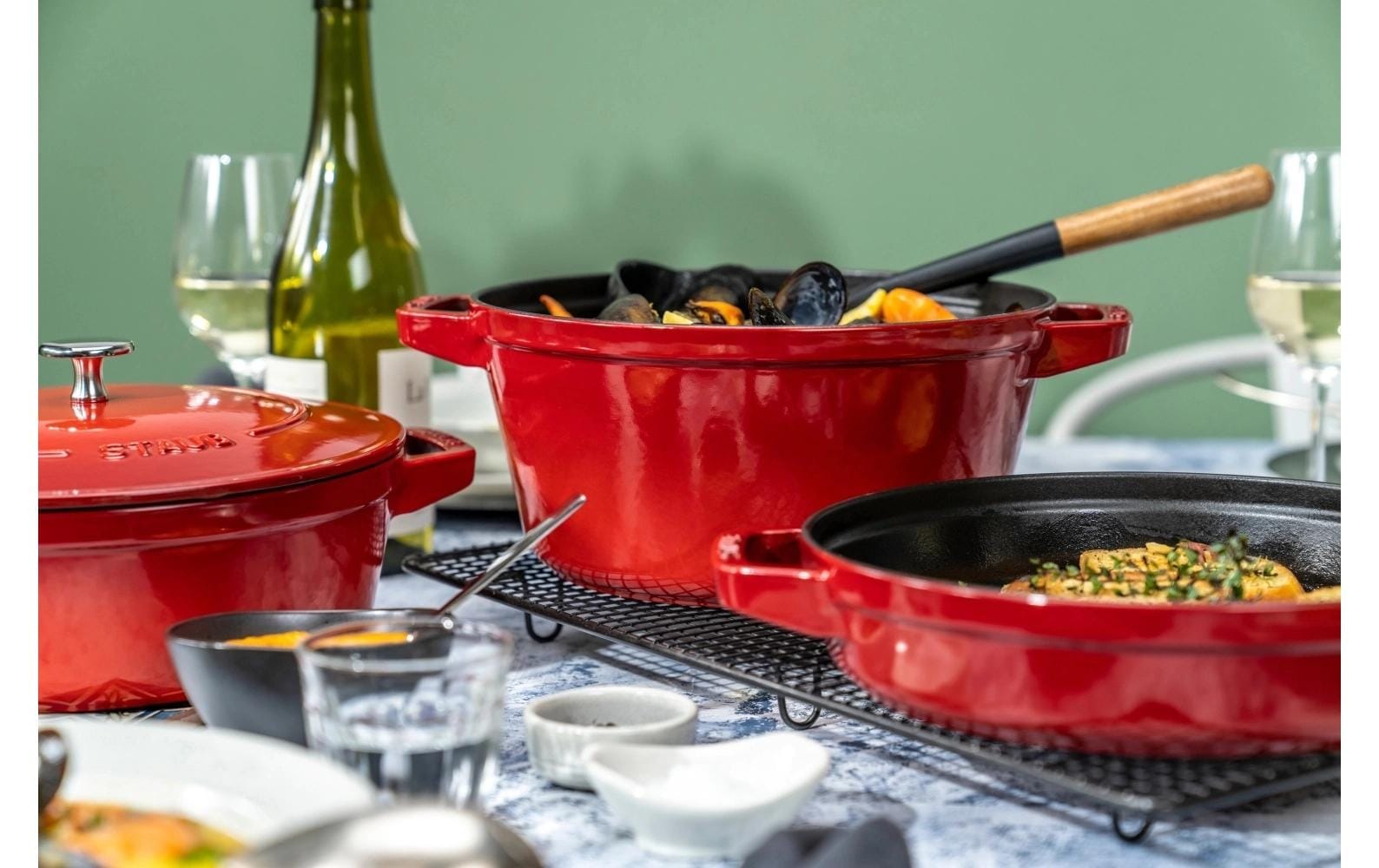 STAUB Set de casseroles »Cocotte 4-teilig, 24 cm, 9 l«