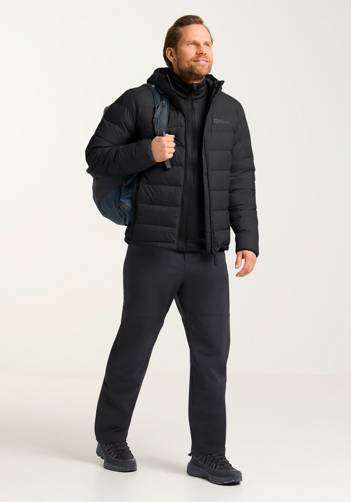 Jack Wolfskin Daunenjacke »ATHER DOWN HOODY M RDS« mit Kapuze