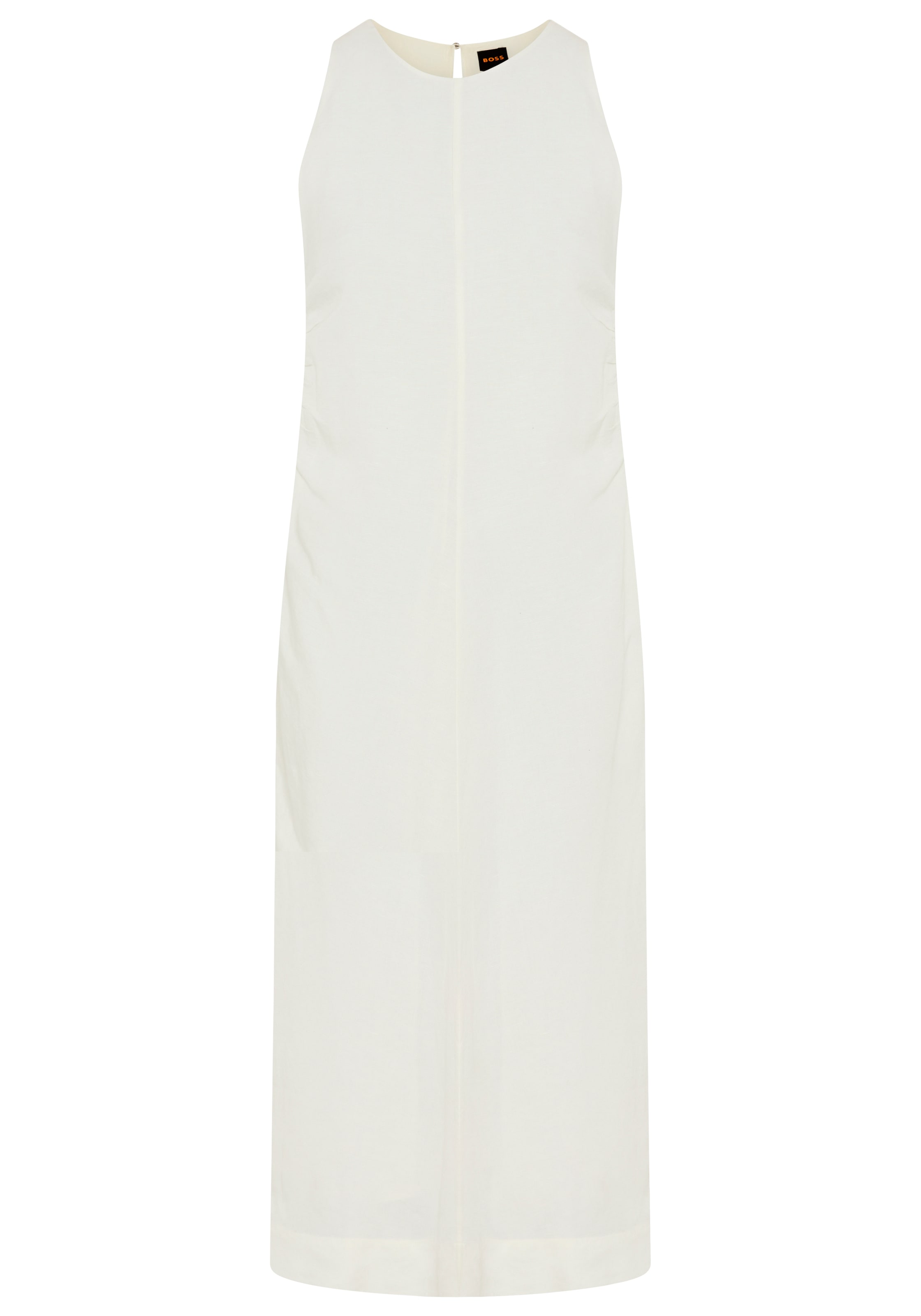 BOSS ORANGE Robe d'été »Delinna Premium Damenmode« aus softem Leinen-Mix