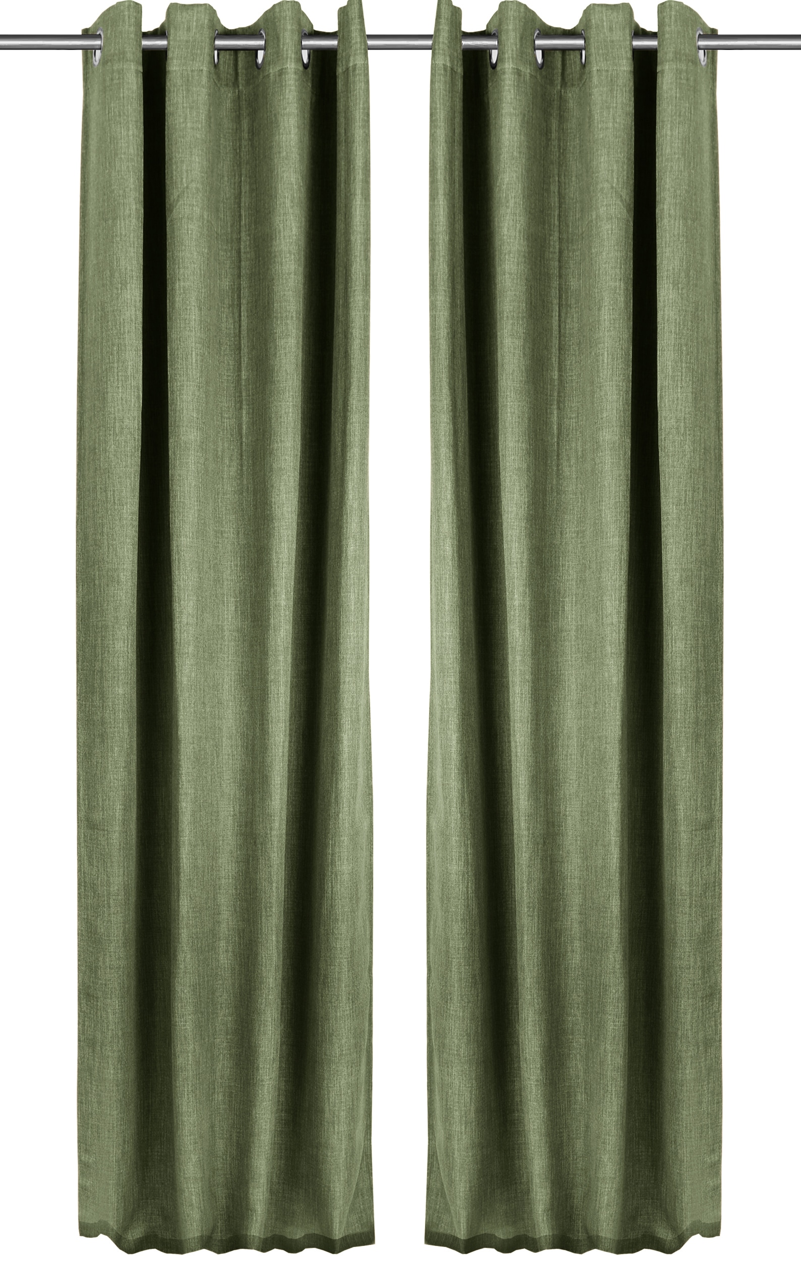 Bruno Banani Verdunkelungsvorhang »Bela« Ösen 1 Stk. tlg. blickdicht, meliert, verschiedene Grössen,