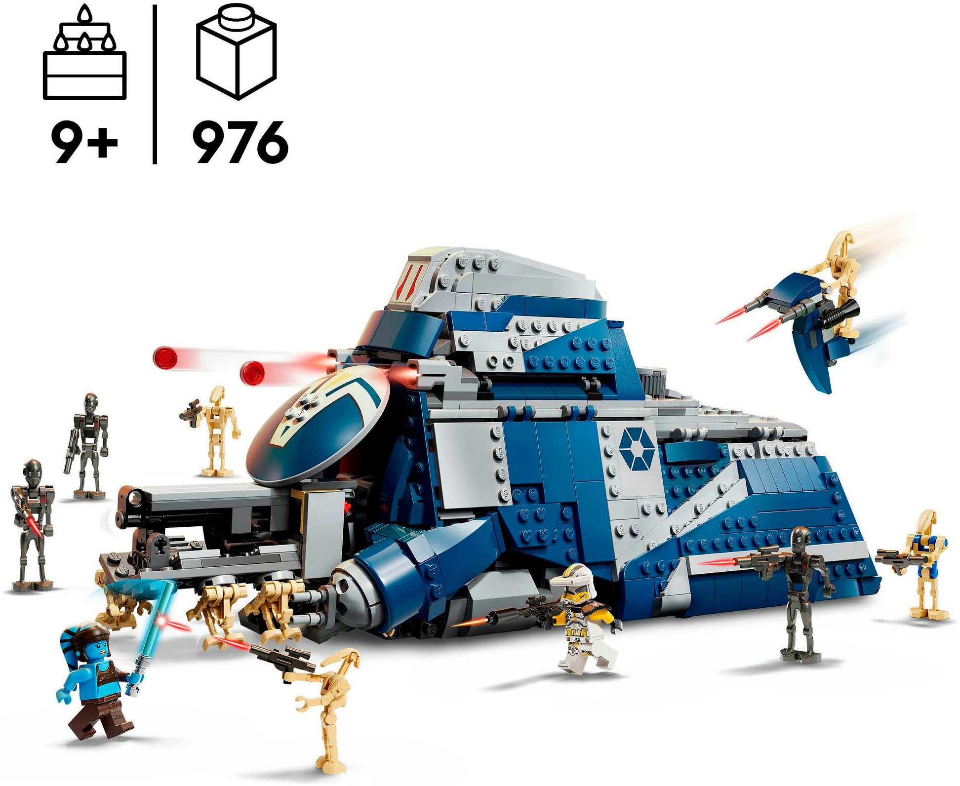LEGO® Pions de construction »MTT der Separatisten in der Schlacht von Felucia (75435)« ; Made in Europe