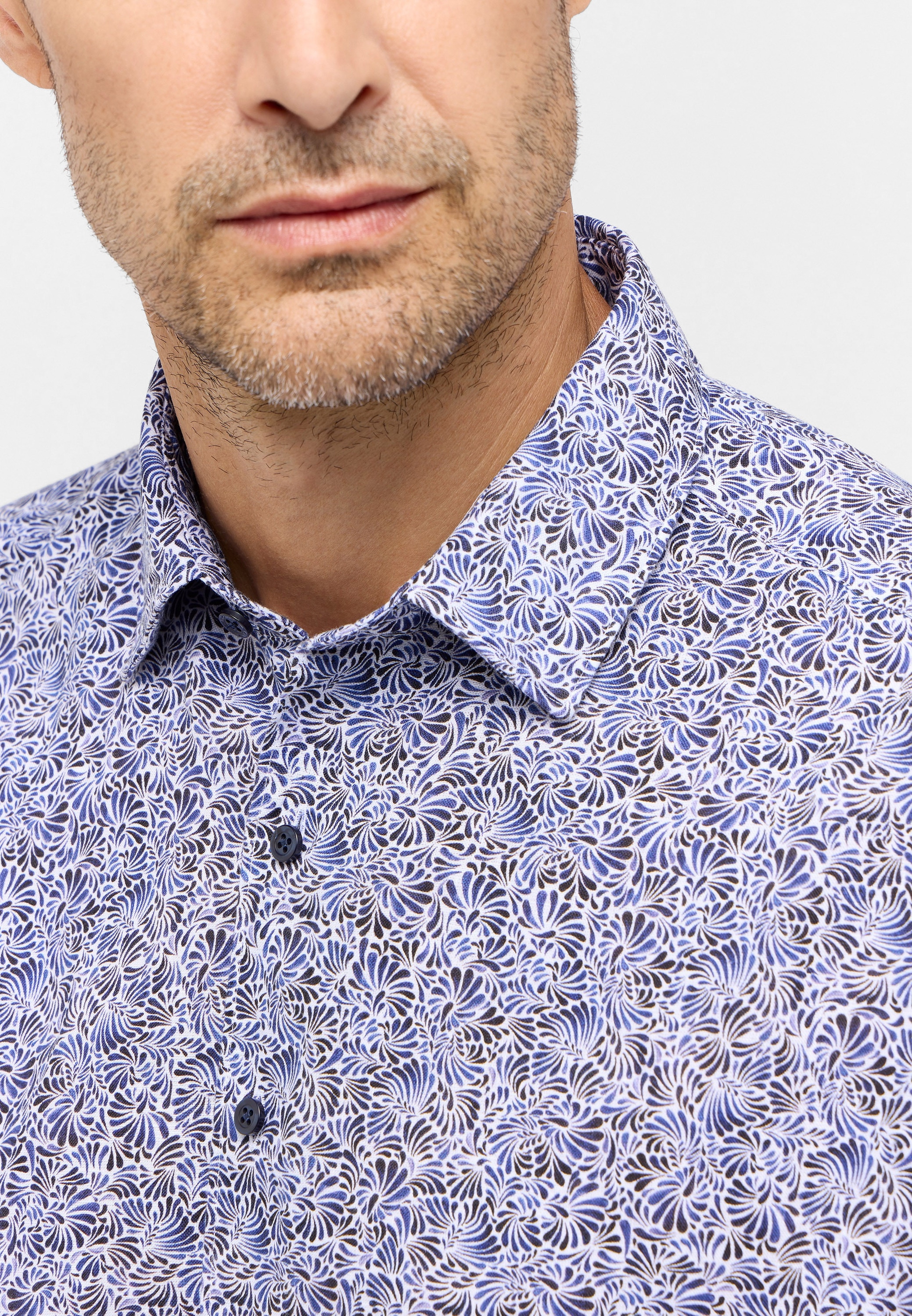 Eterna Chemise à manches courtes »MODERN FIT«, EASY IRON (bügelleicht)
